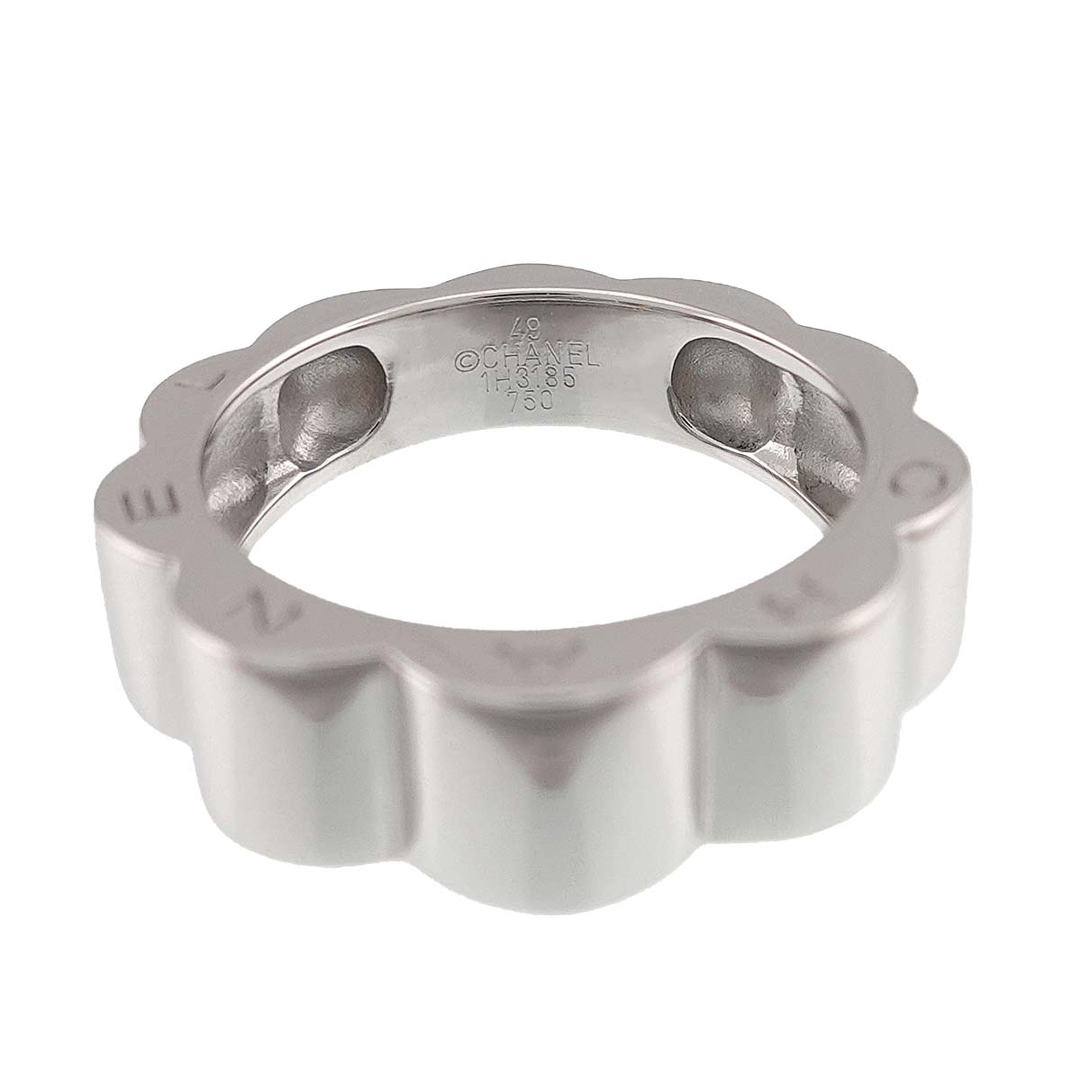 Profile de Camellia Ring 18K WG 750 Size49 4.75-5(US)