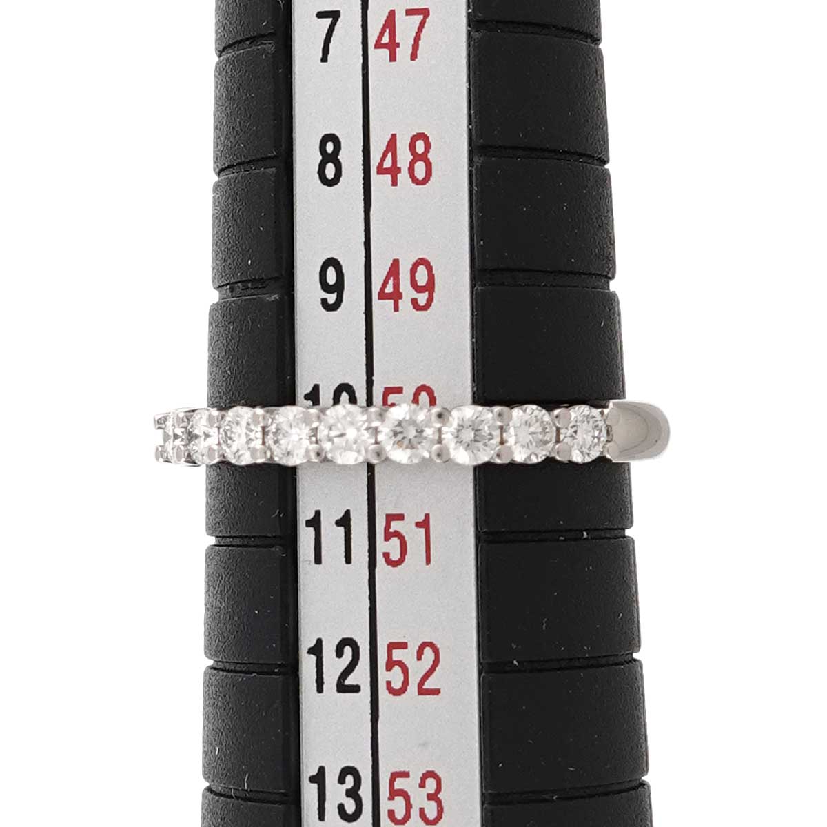 Forever Half Diamond Ring Platinum size5.25(US)