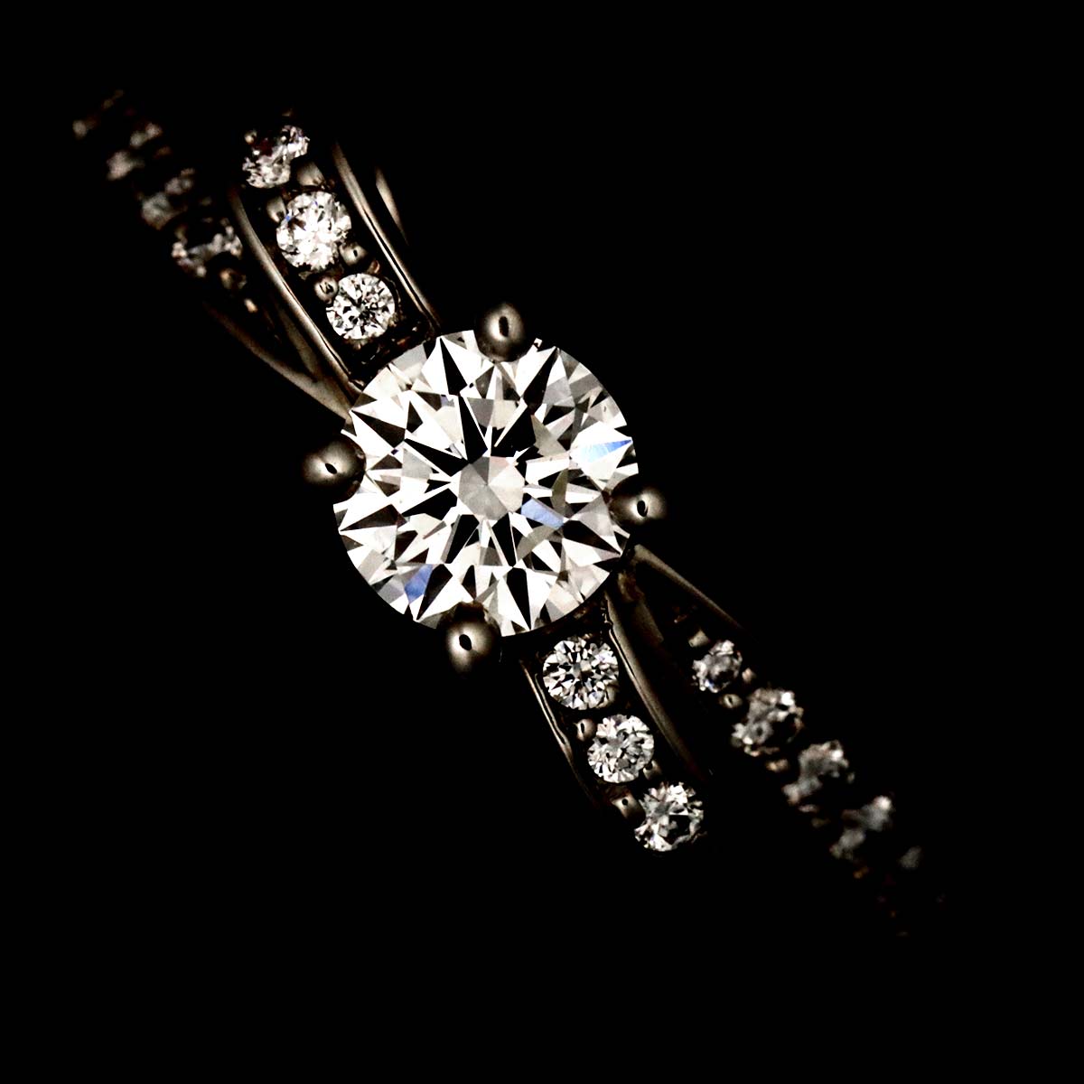 RUBAN Diamond 0.25ct E/VVS2/3EX Ring Pt size45 3-3.25(US)