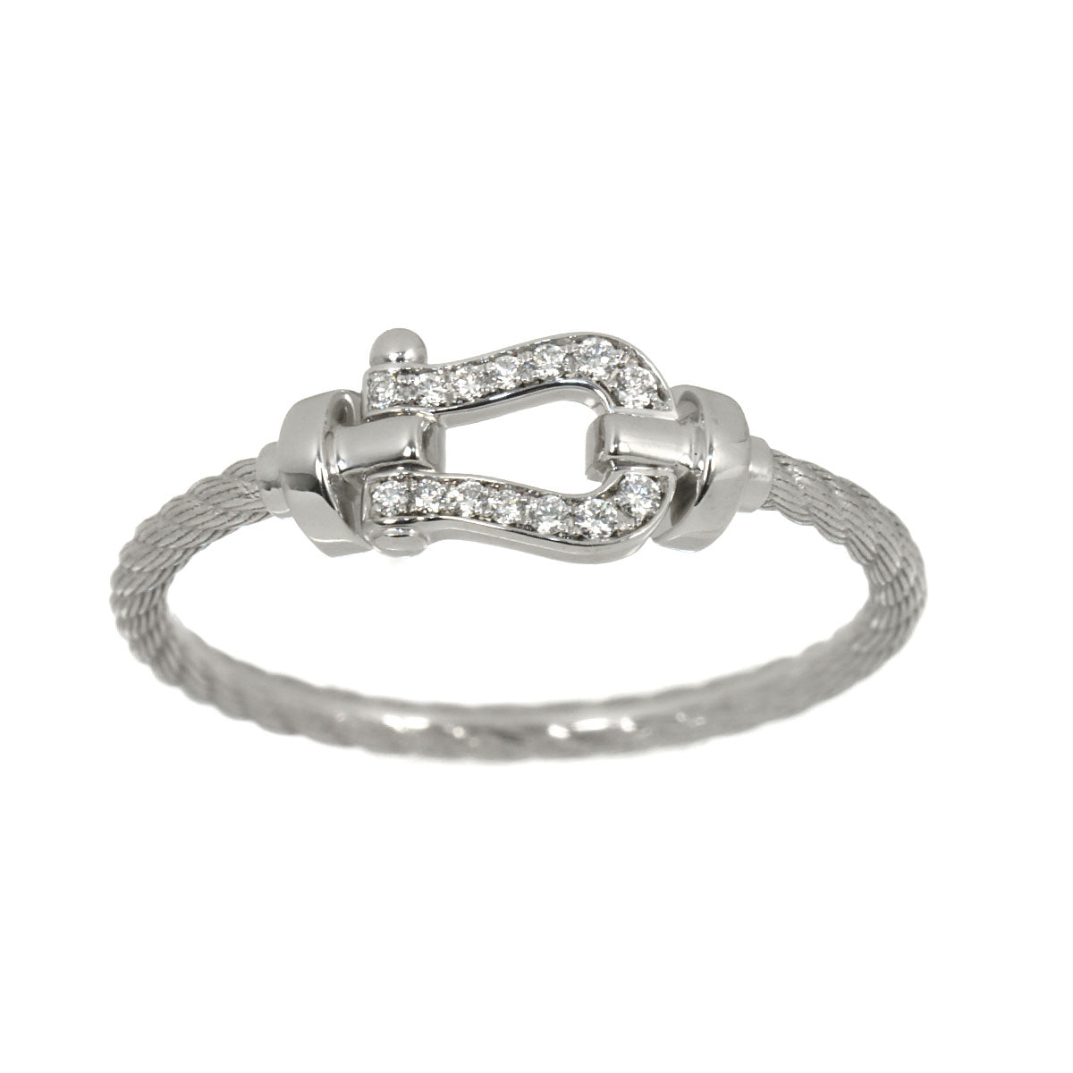 Force 10 Diamond Ring SM 18K White Gold 750 size52 5.75-6(US)