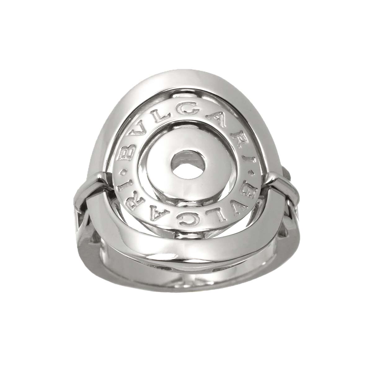 Astrale Cerchi Ring 18K K18 WG 750 size6.25-6.5(US)