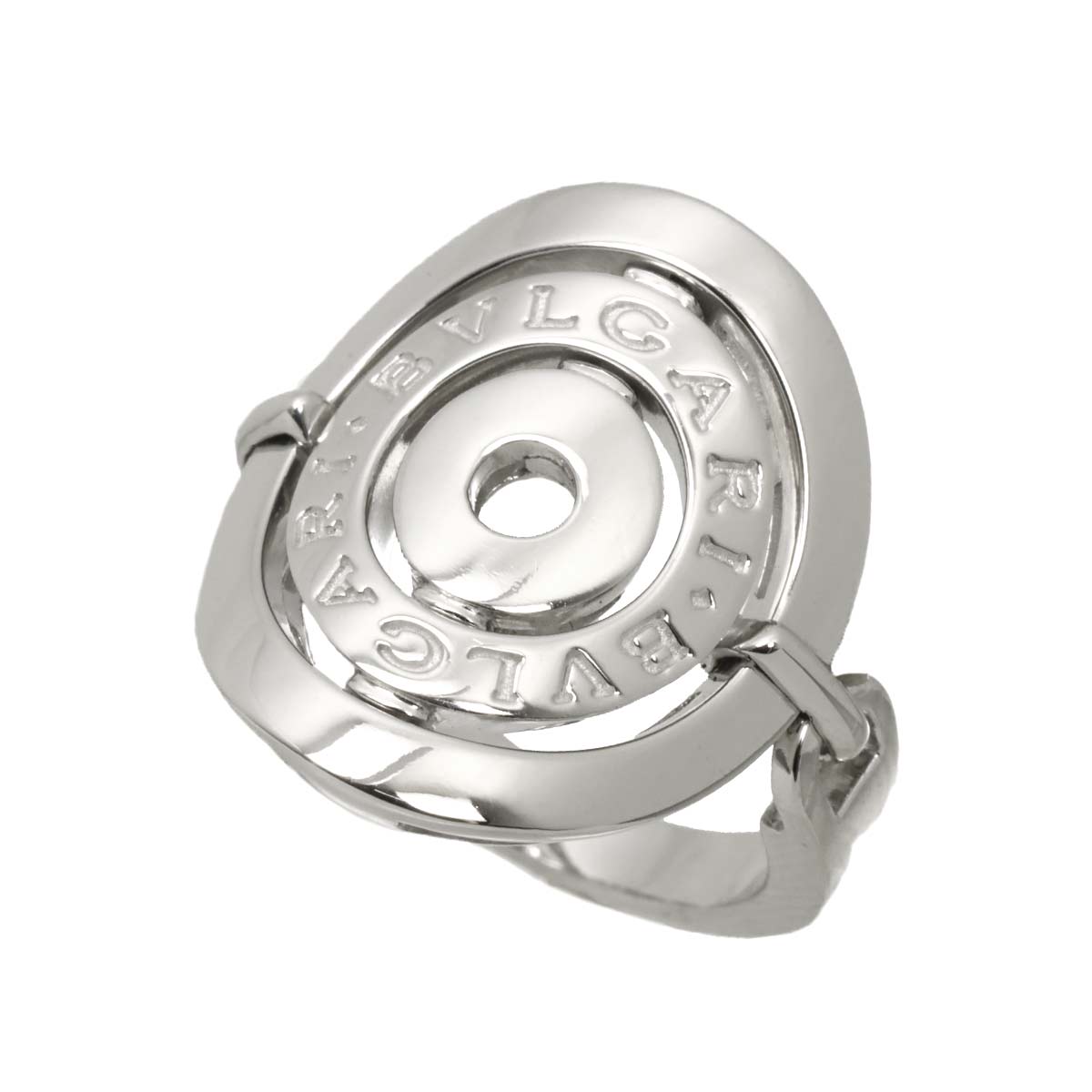 Astrale Cerchi Ring 18K K18 WG 750 size6.25-6.5(US)