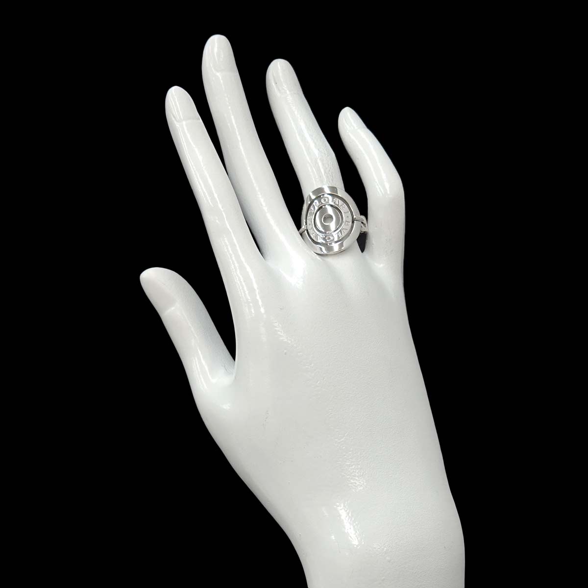 Astrale Cerchi Ring 18K K18 WG 750 size6.25-6.5(US)