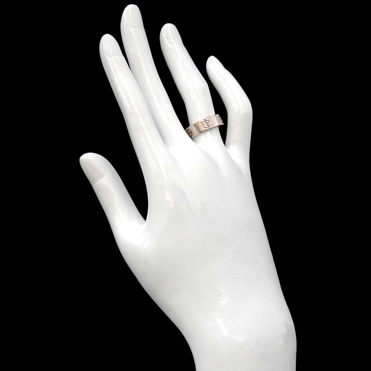 Love Ring 18K White Gold 750 size51 5.25-5.5(US)