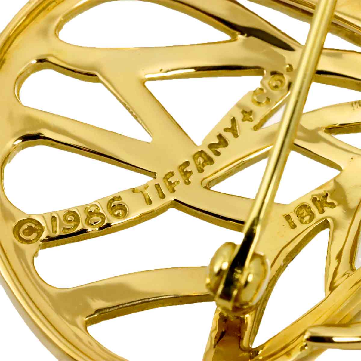 Butterfly Brooch 18K Yellow Gold 750