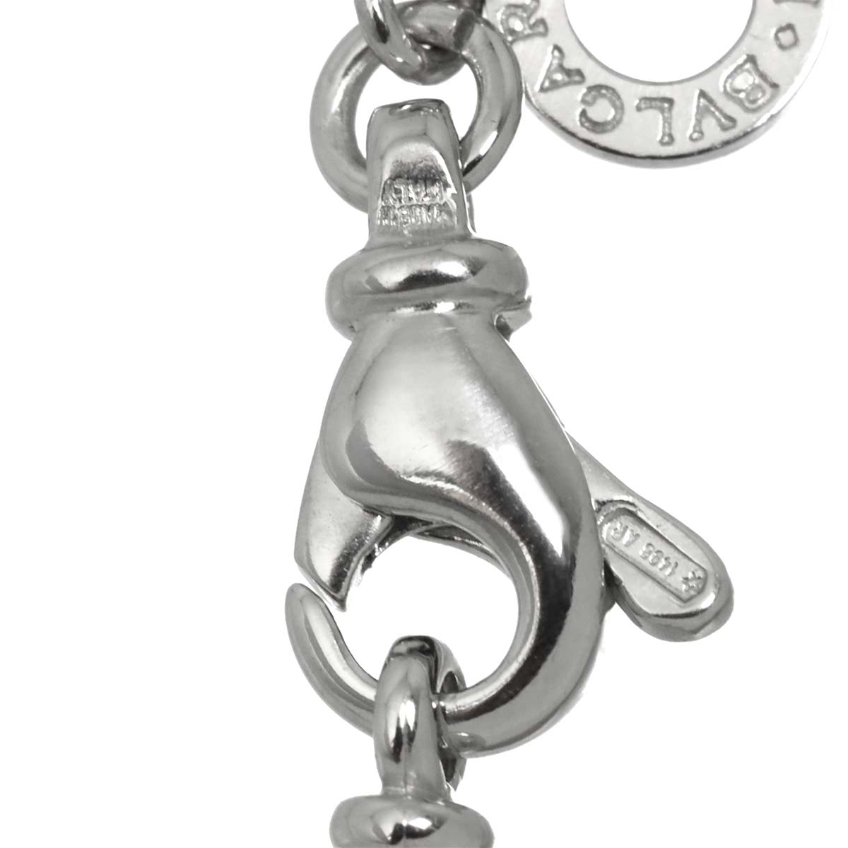Ingot Necklace 18K White Gold 750