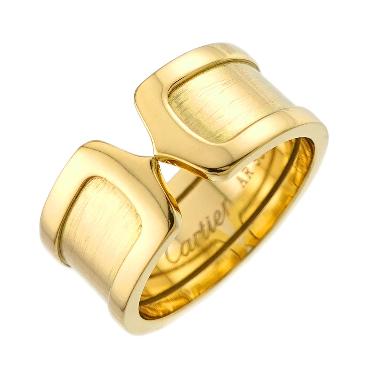 C2 Ring 18K YG 750 size59 8.25(US)