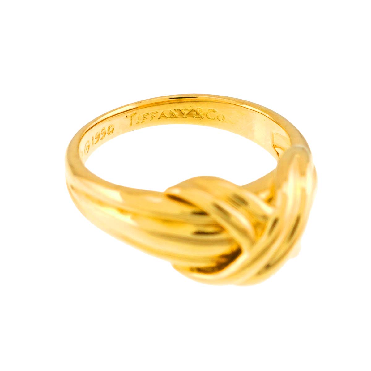 Signature Ring 18K Yellow Gold 750 size6(US)