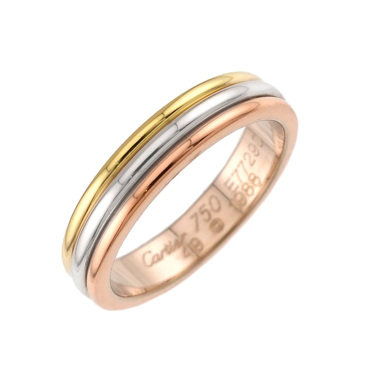 Vendome Ring 18K YG WG PG 750 size49 4.75-5(US)