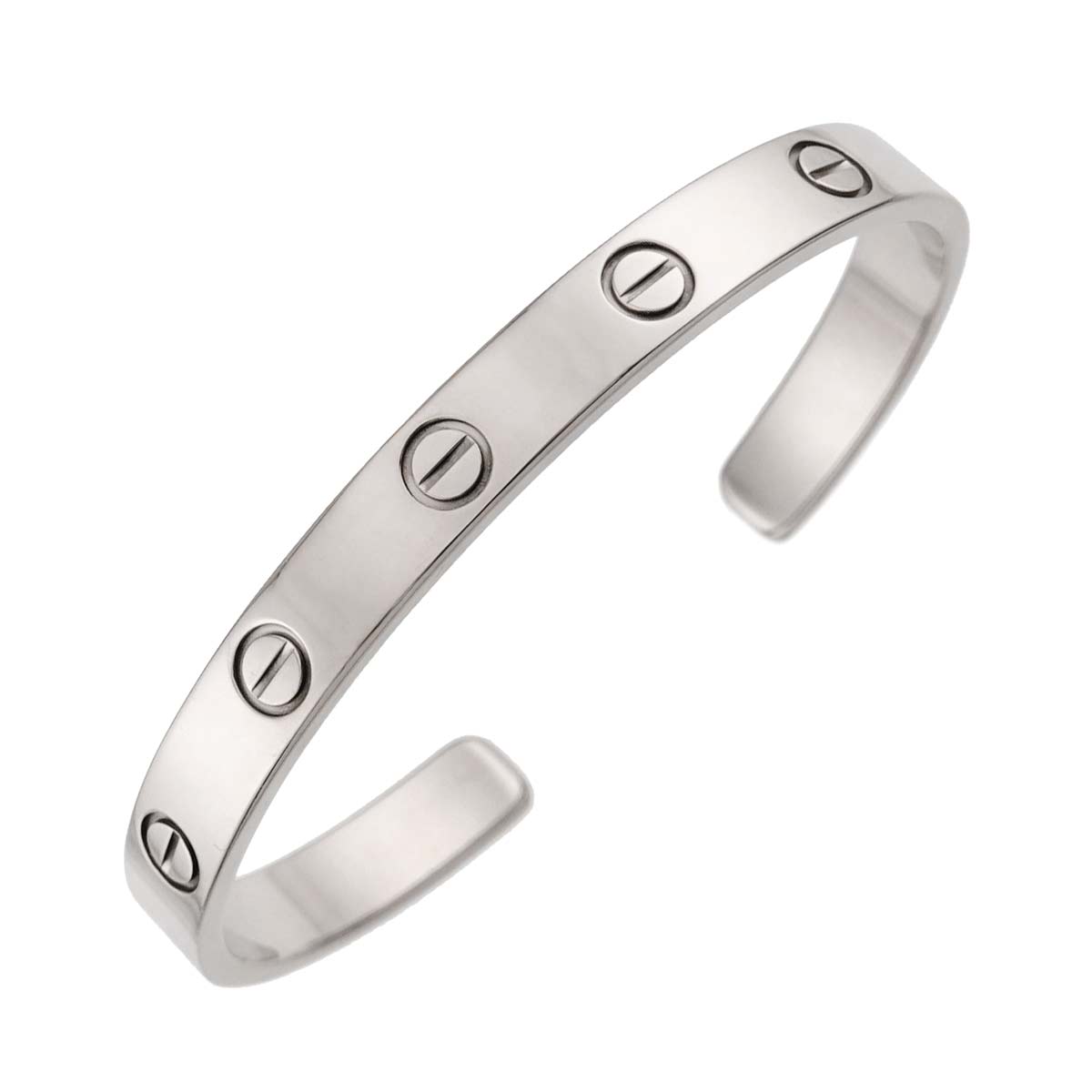 Love Bracelet Open 18K White Gold 750 Size16