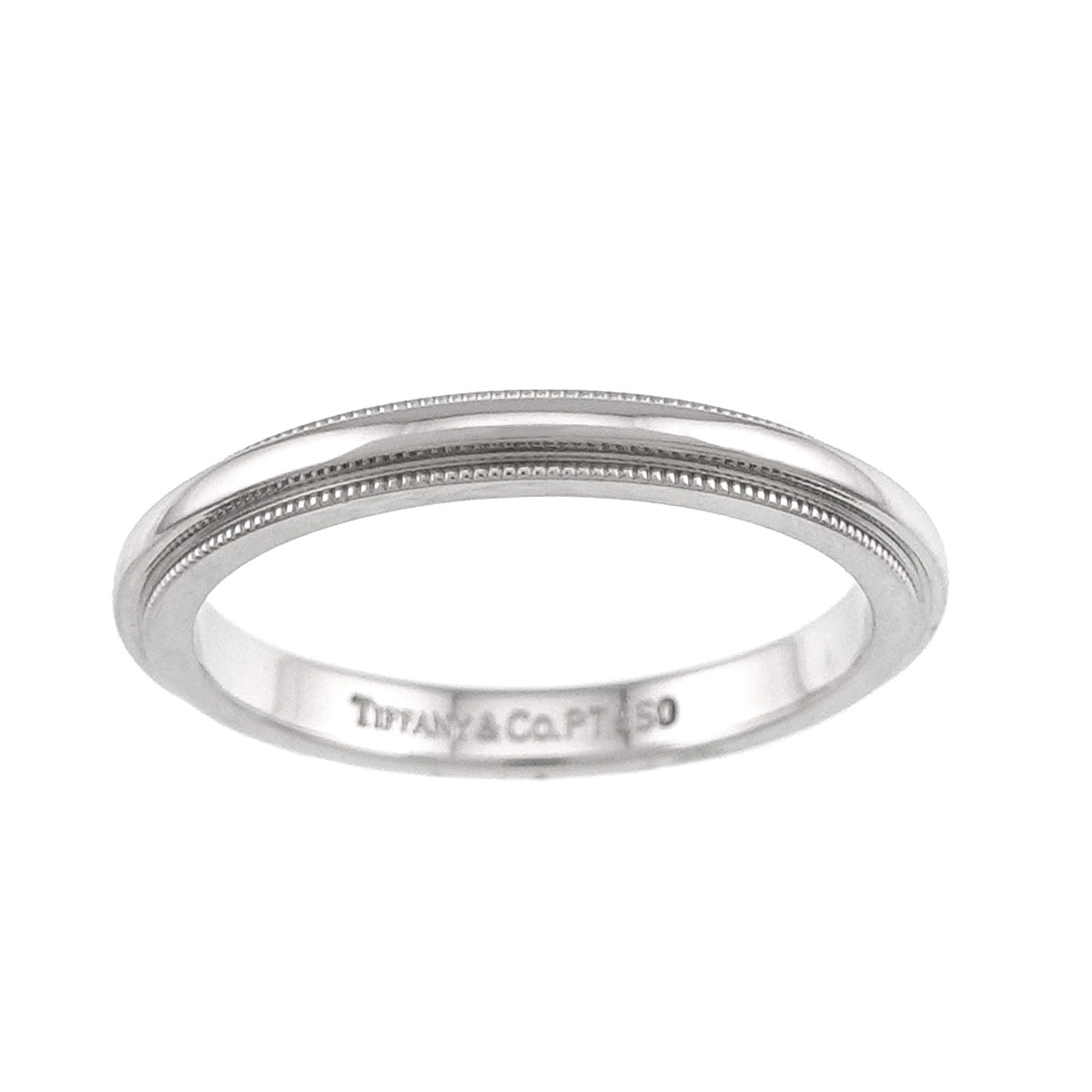 Milgrain Band Ring Pt Platinum Size4.5(US)