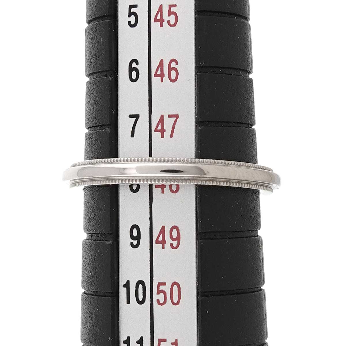 Milgrain Band Ring Pt Platinum Size4.5(US)