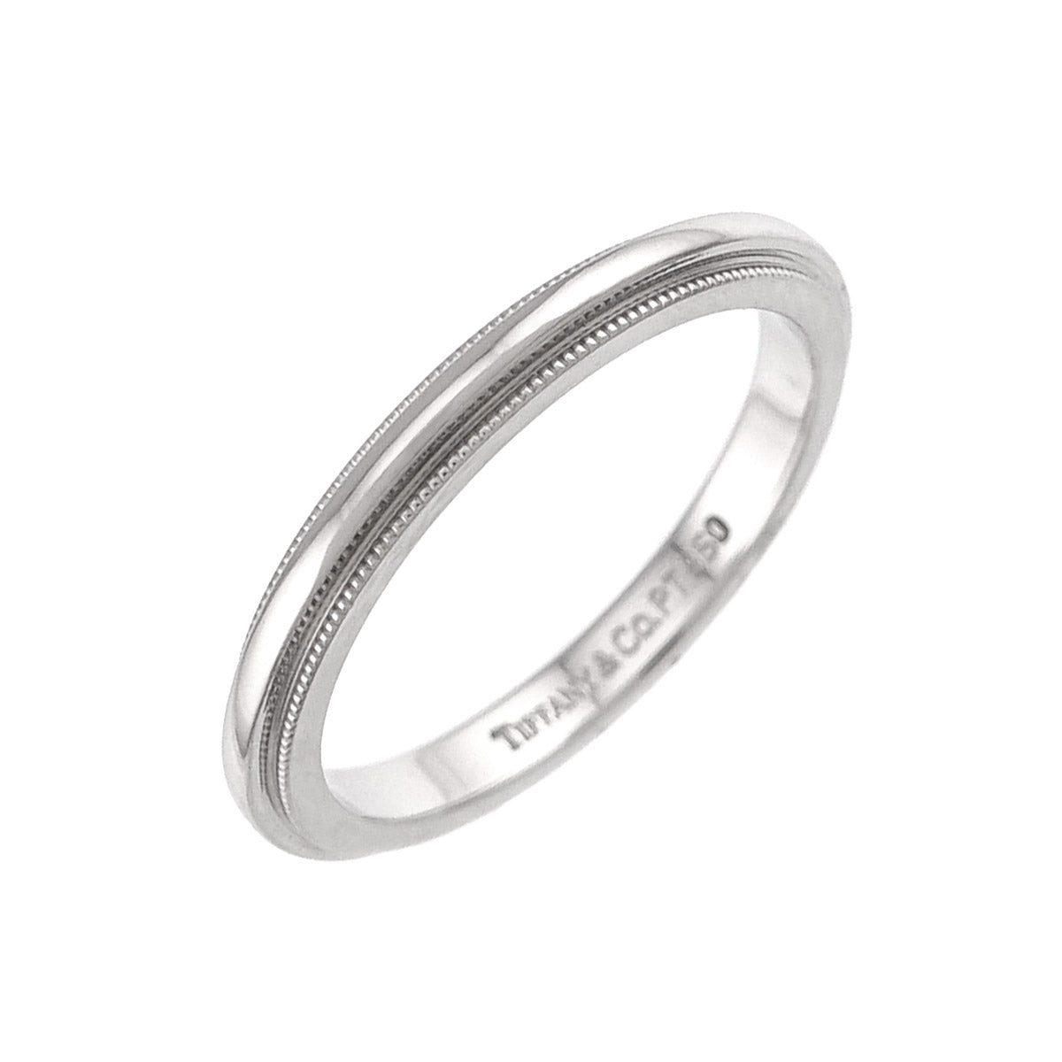 Milgrain Band Ring Pt Platinum Size4.5(US)