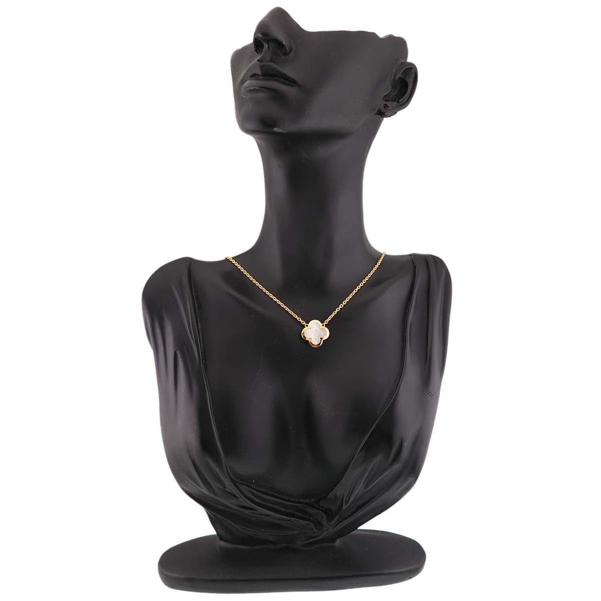 Pure Alhambra MOP Necklace 18K Yellow Gold 750