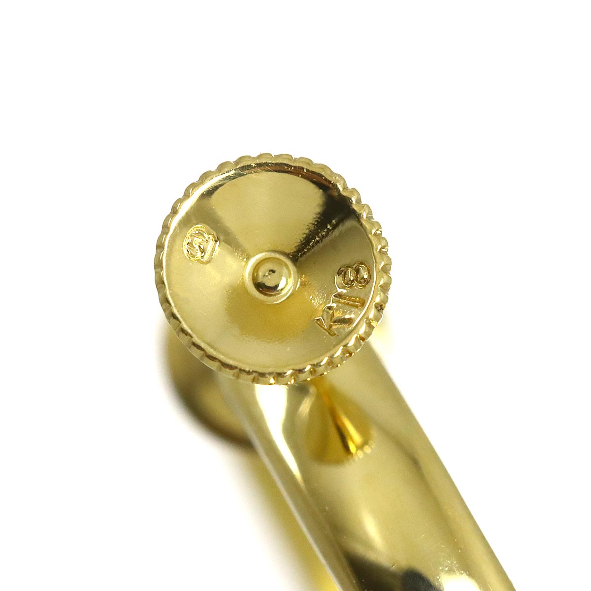 Akoya Pearl 7.2-7.1mm Earrings 18K Yellow Gold 750