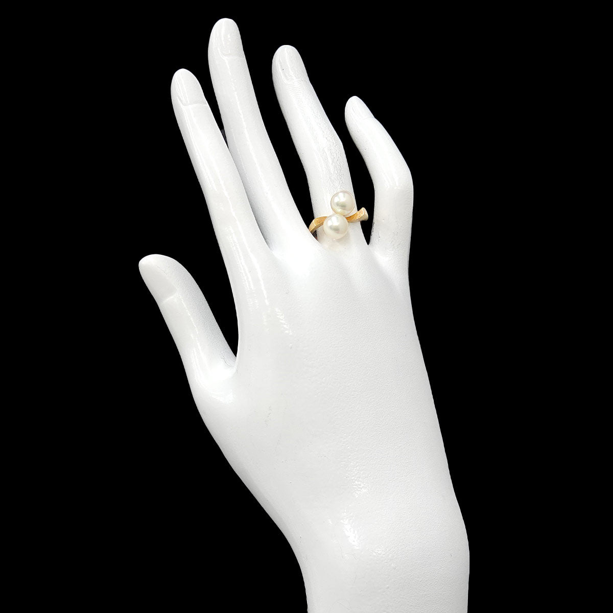 Aurora Akoya Pearl 7.4mm Ring 18K PG 750 Size6.25-6.5(US)