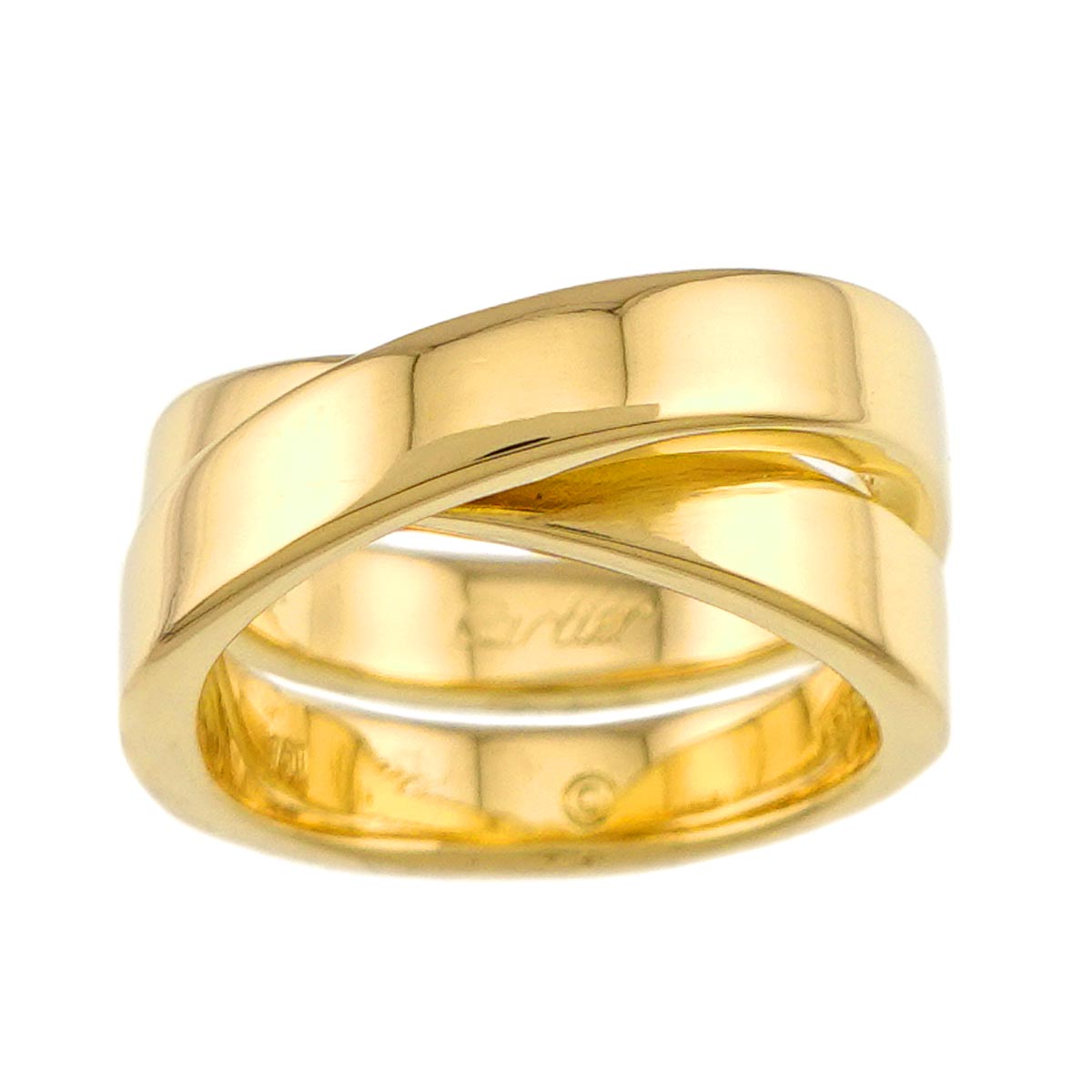 Paris Ring 18K YG Yellow Gold 750 size51 5.5-5.75(US)