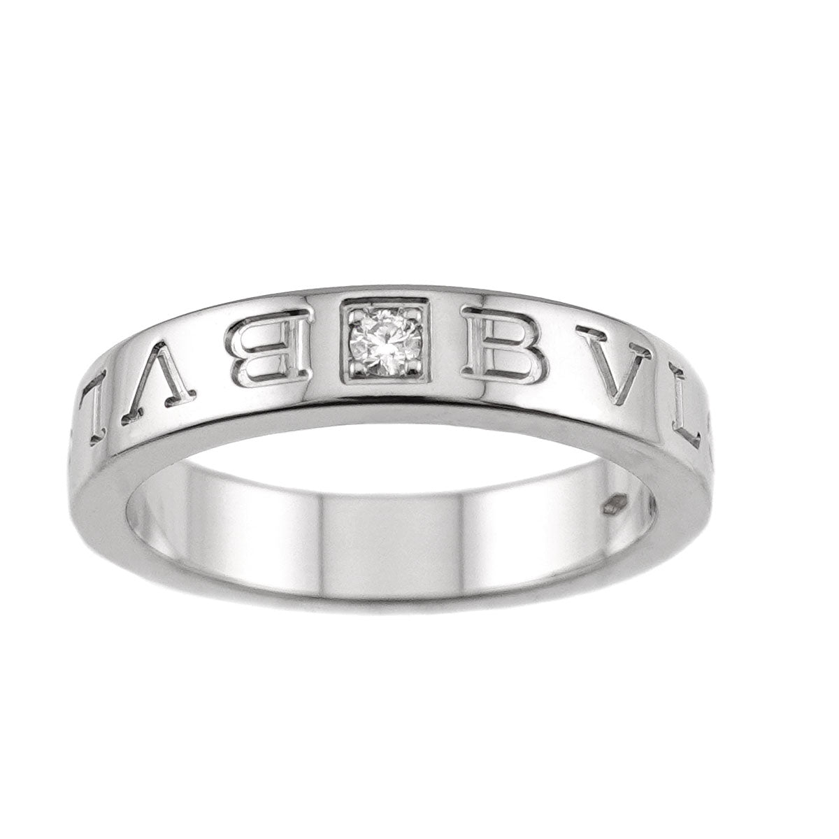 B-ZERO1 Diamond 1P Ring 18K WG 750 size6.5-6.75(US)
