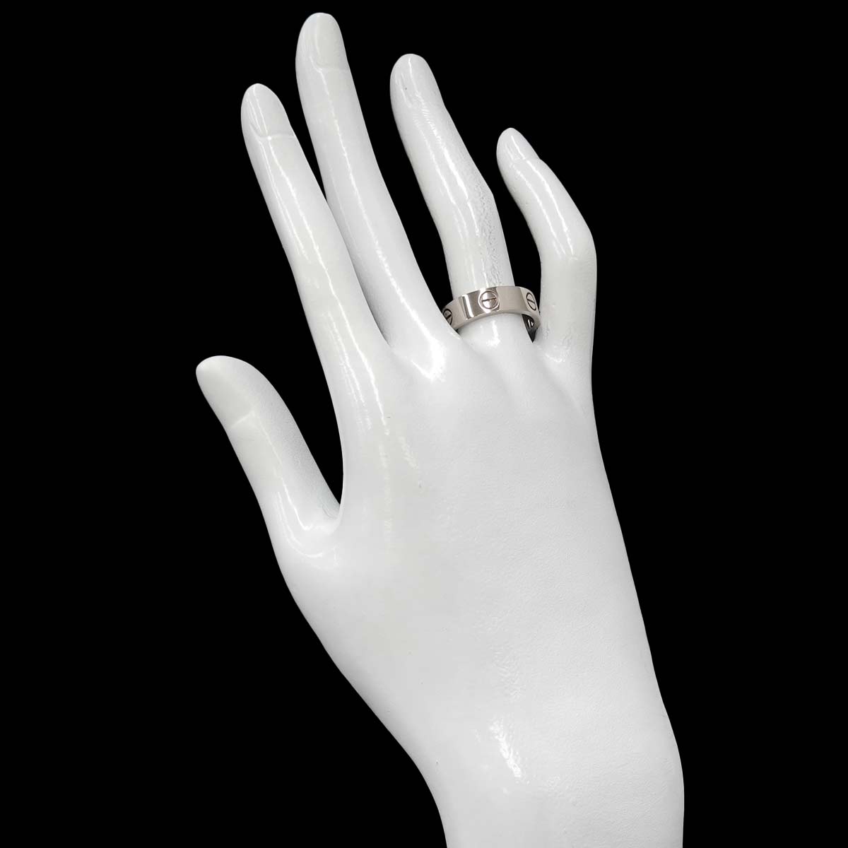Love Ring 18K White Gold 750 size56 7.25-7.5(US)