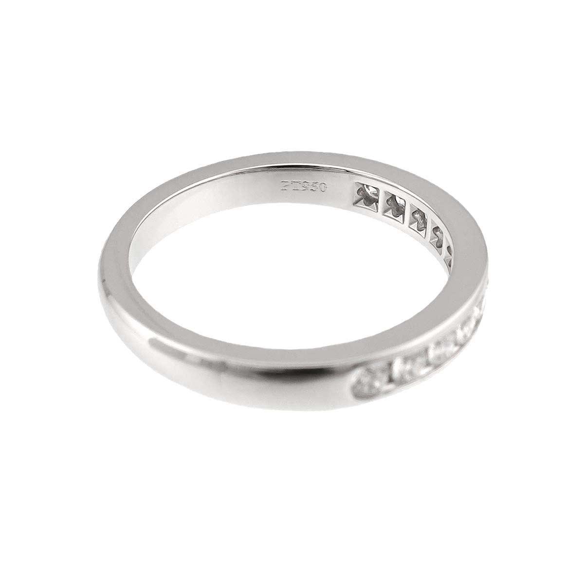 Half Diamond Band Ring Pt Platinum size6-6.25(US)
