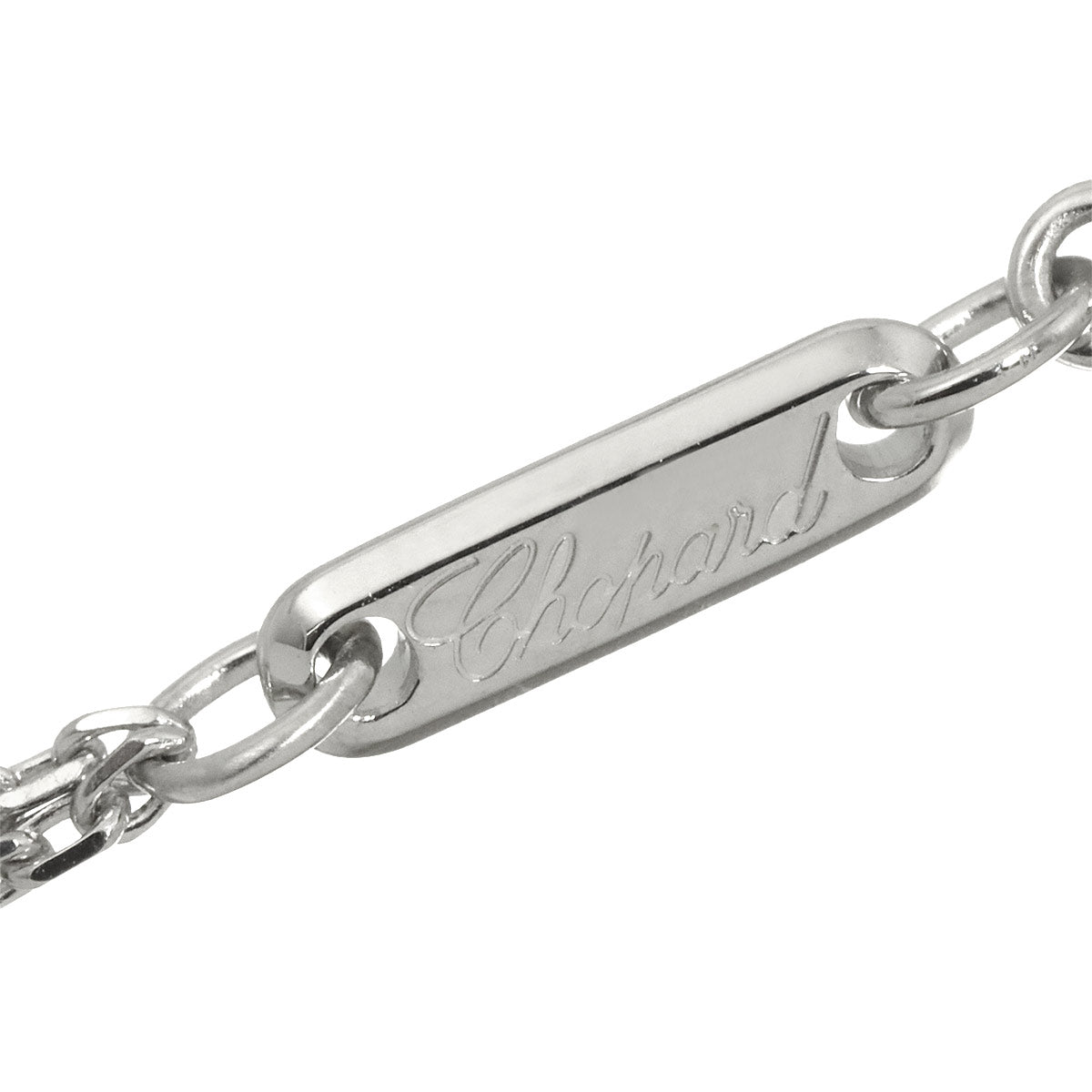 Happy Spirit Diamond Necklace 18K White Gold 750