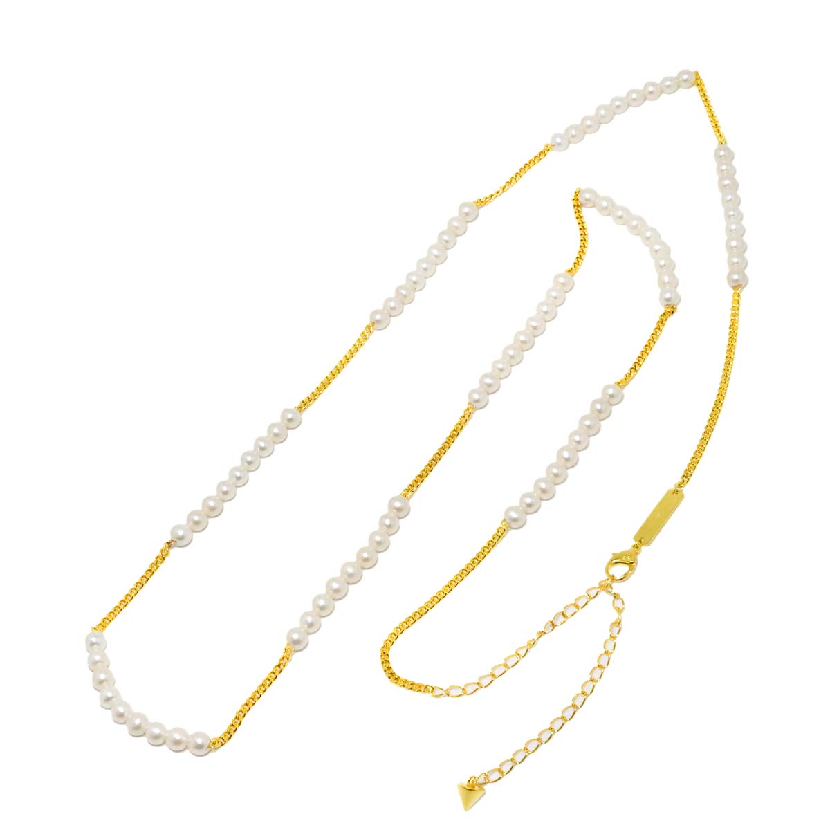 Freshwater cultured pearl Necklace 18K YG 750