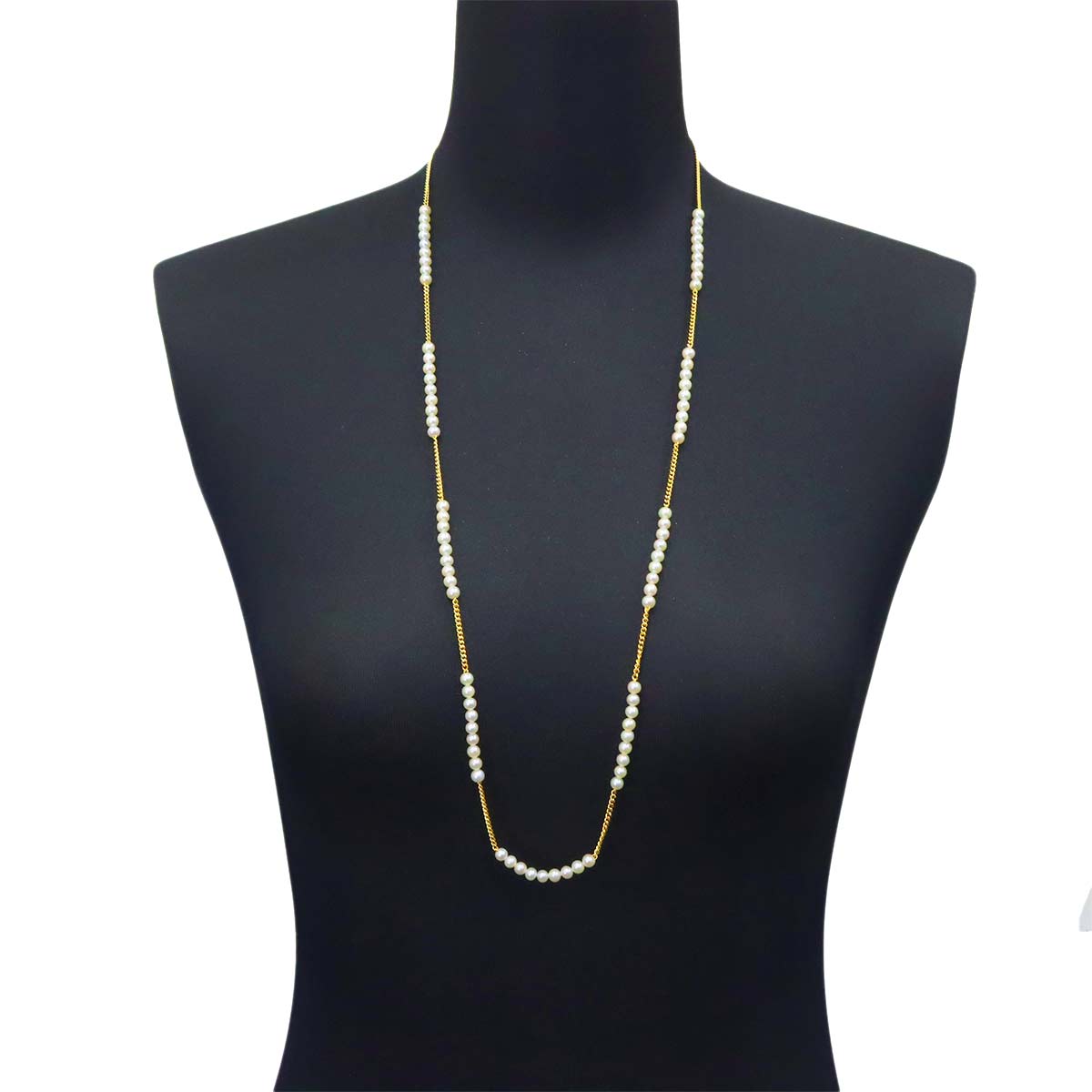 Freshwater cultured pearl Necklace 18K YG 750