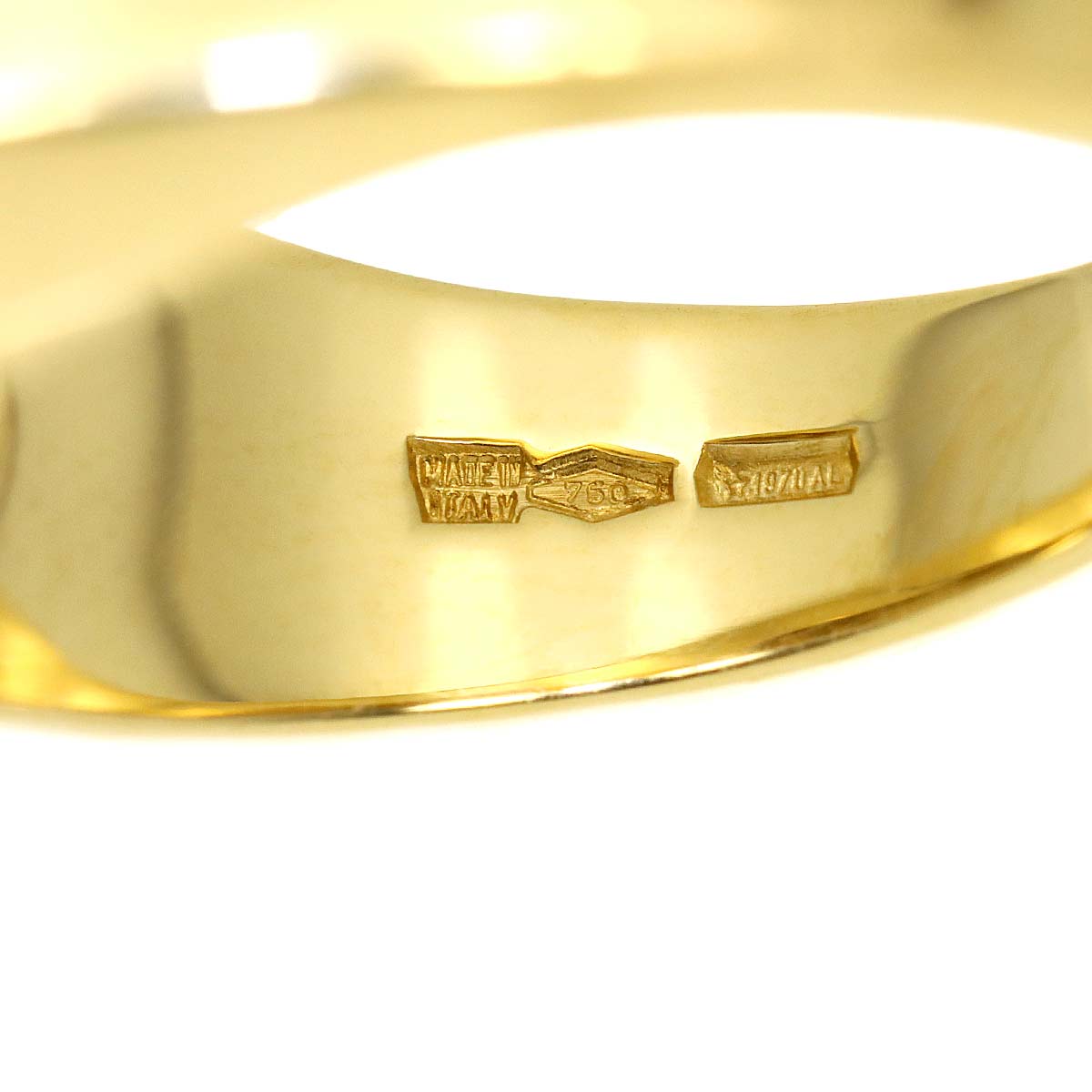 Ring 18K Yellow Gold 750 size5.5-5.75(US)