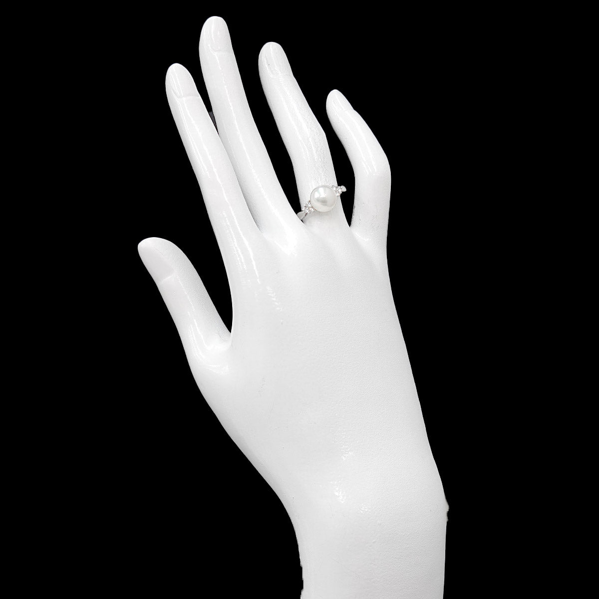 Akoya Pearl 8.5mm Ring Platinum size5.5-5.75(US)