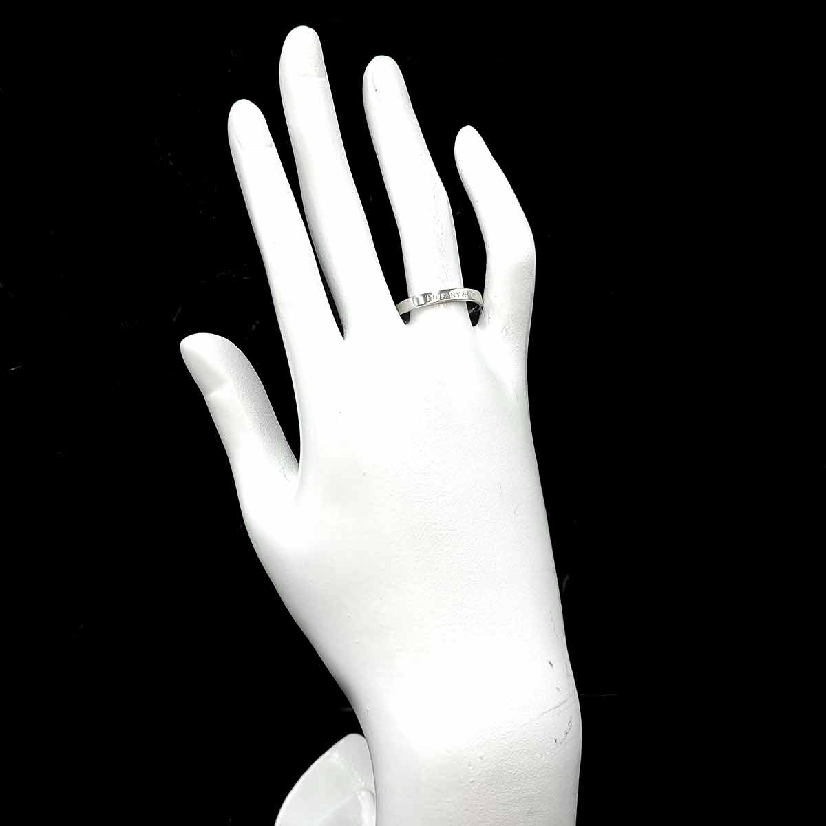 Flat Band Ring Platinum Size8-8.25(US)