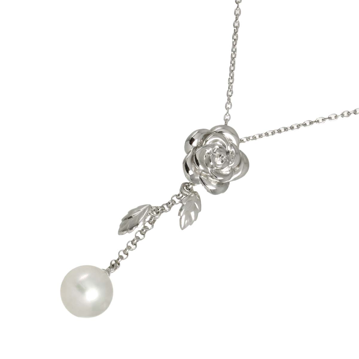Akoya Pearl 7.5mm Necklace 18K WG 750