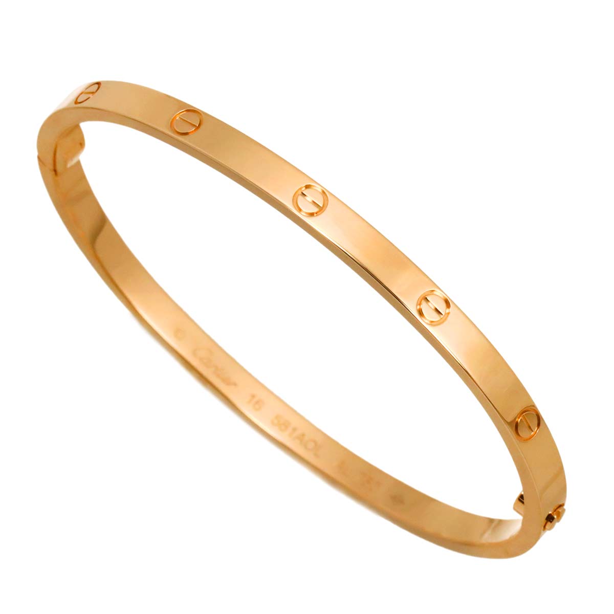 Love Bracelet SM Bangle 18K Pink Gold 750 Size16