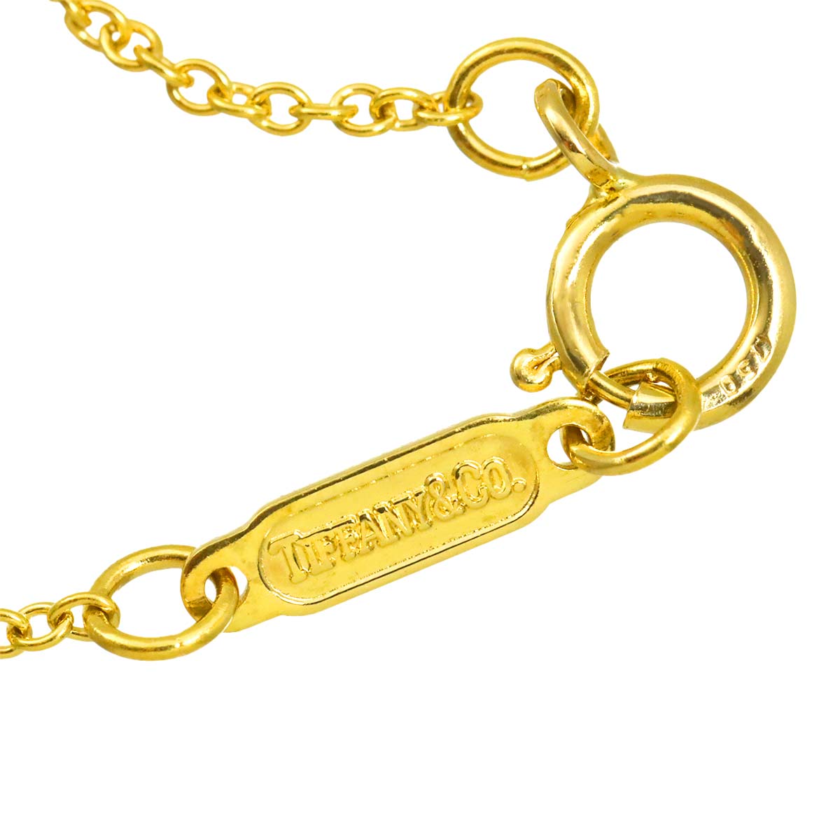 Pave Heart Diamond Necklace 18K Yellow Gold 750