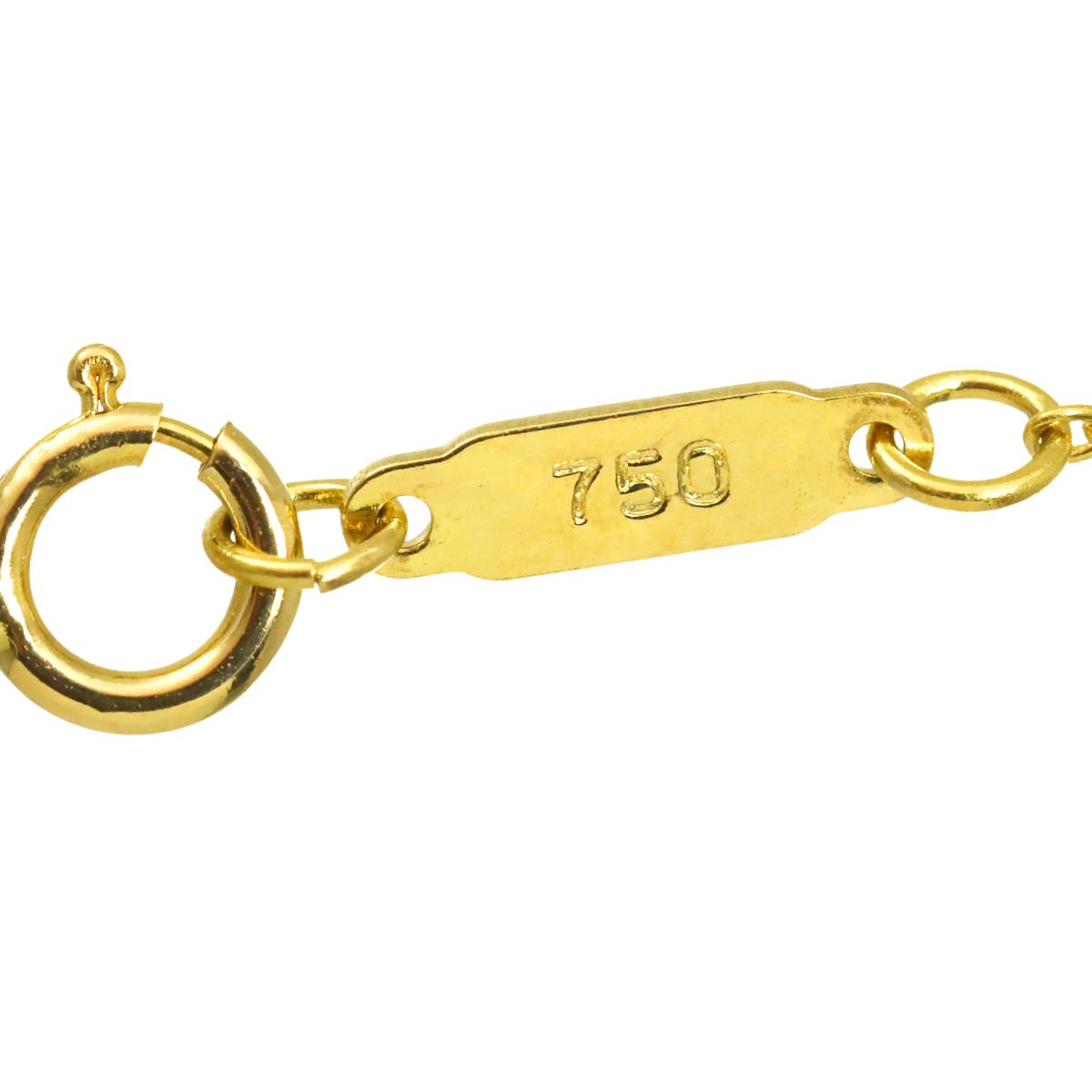 Pave Heart Diamond Necklace 18K Yellow Gold 750