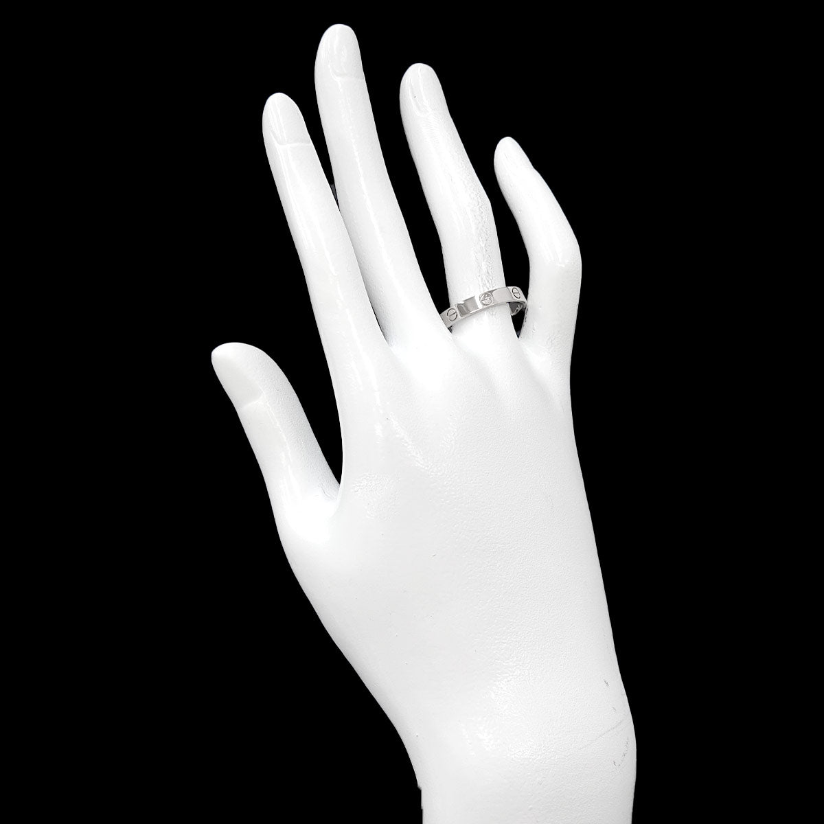 Mini Love Ring 18K White Gold 750 size63 10-10.25(US)