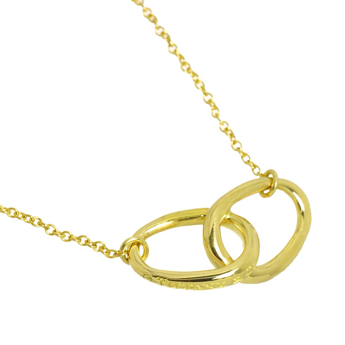 Double Loop Necklace 18K Yellow Gold 750