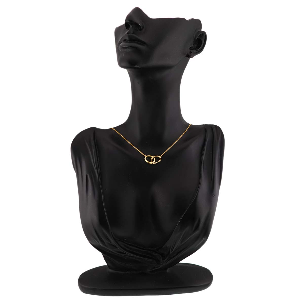 Double Loop Necklace 18K Yellow Gold 750