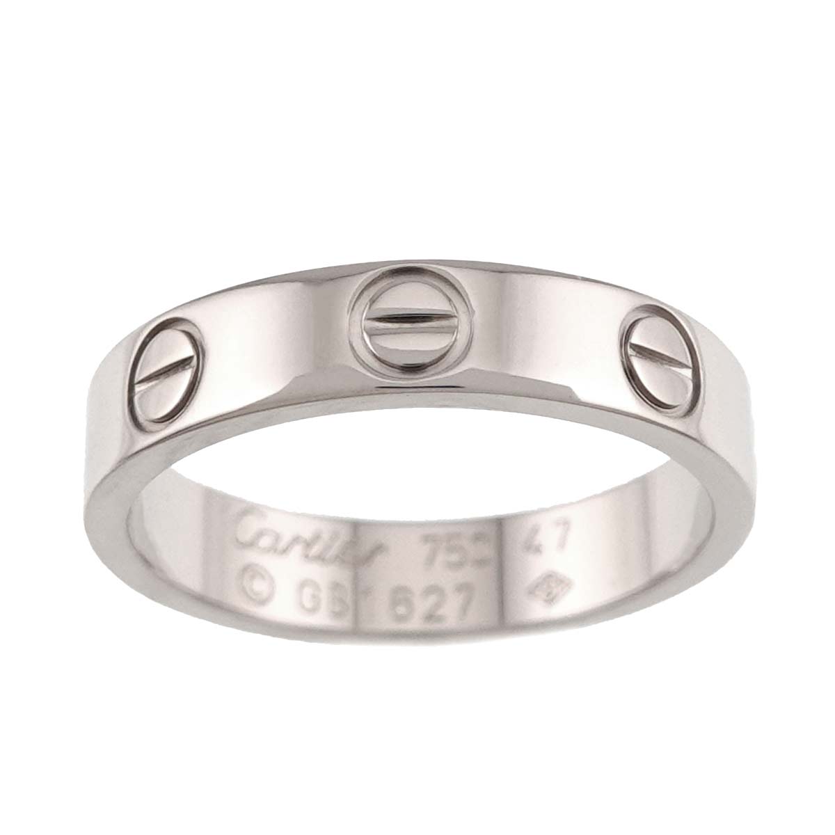 Mini Love Ring 18K White Gold 750 size47 4(US)