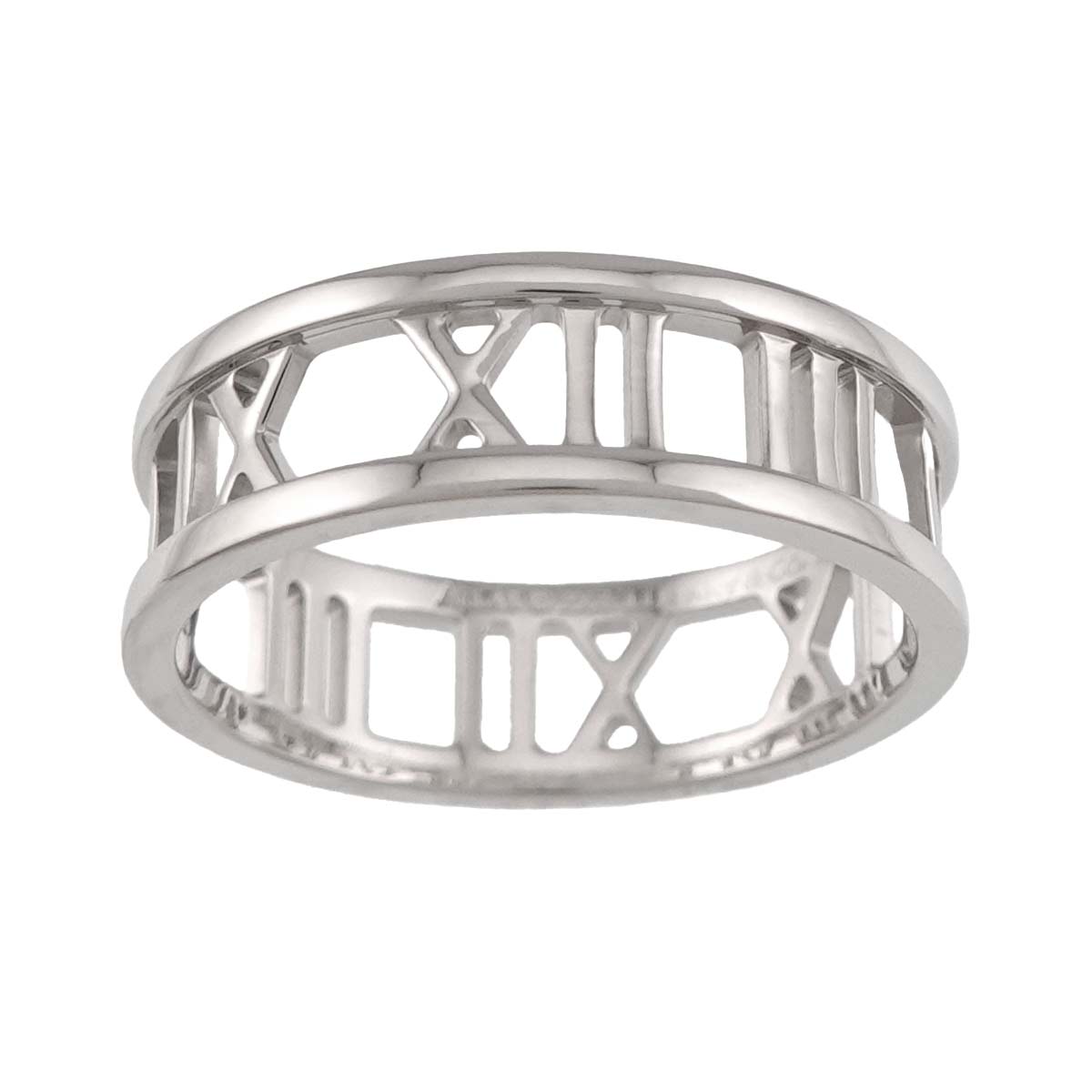 Atlas Open Ring 18K White Gold 750 size8.25-8.75(US)