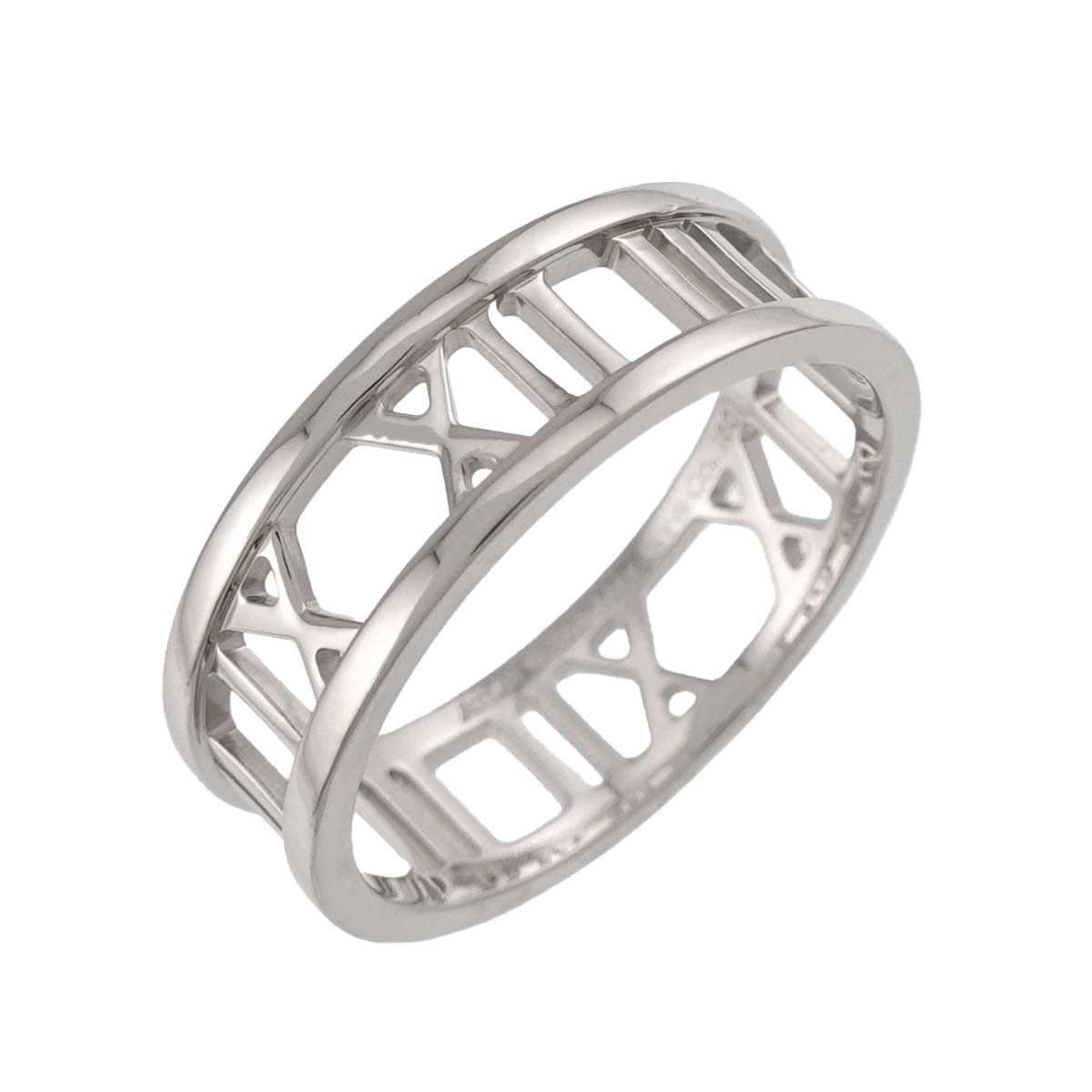 Atlas Open Ring 18K White Gold 750 size8.25-8.75(US)