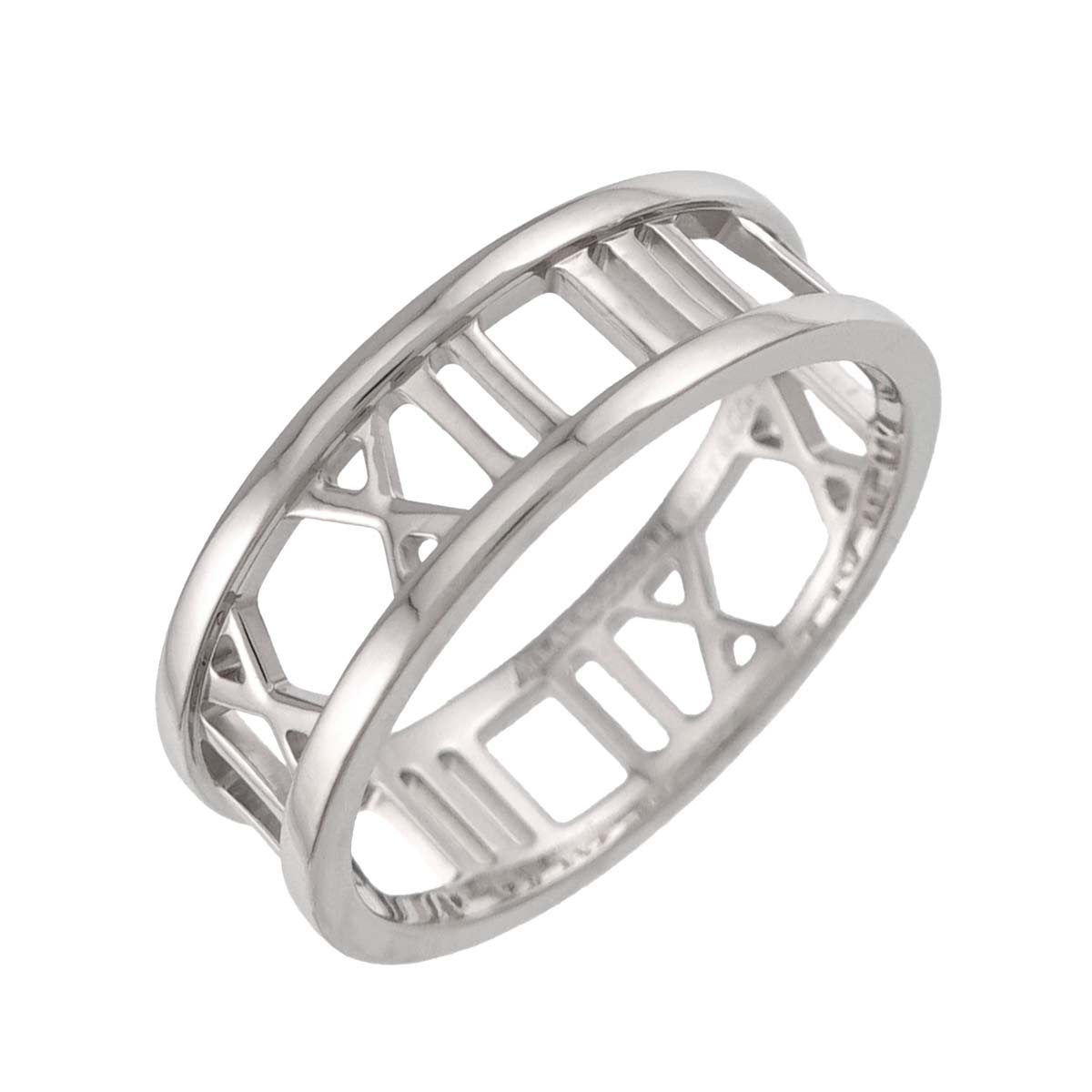 Atlas Open Ring 18K White Gold 750 size8.25-8.75(US)