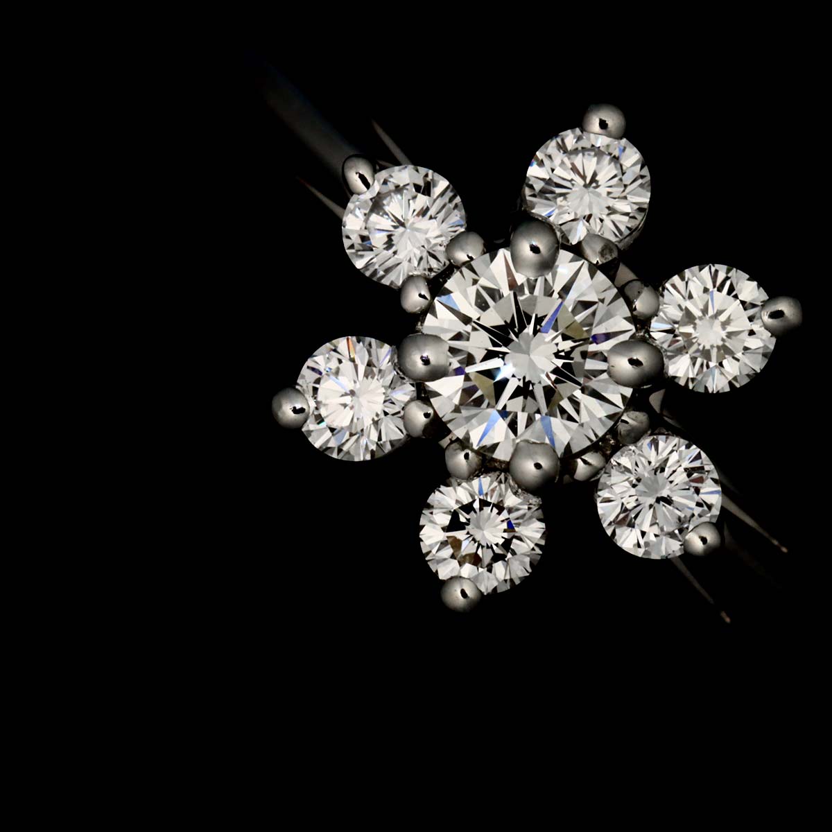 Diamond Ring Platinum Size5-5.25(US)