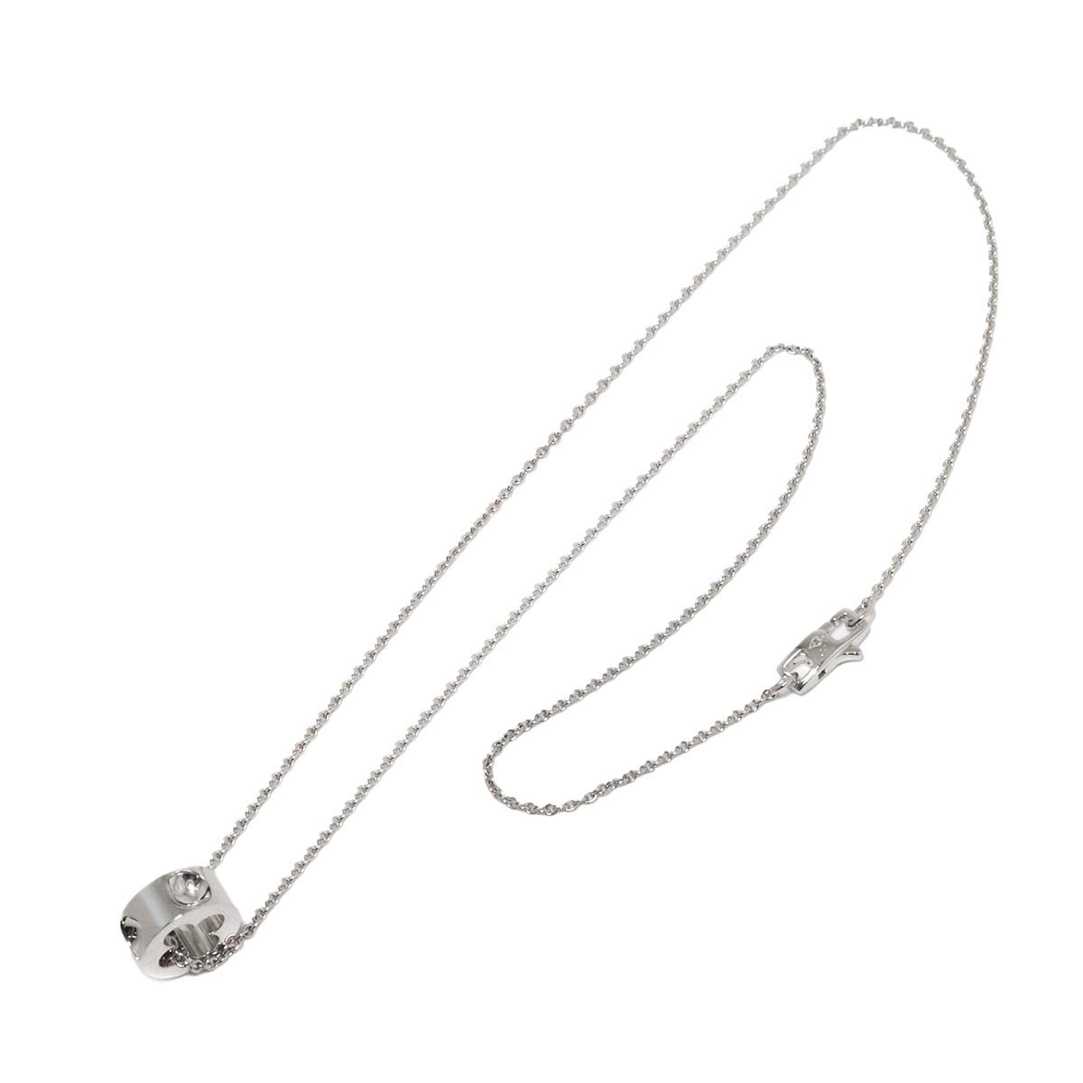 Pendentif Empreinte Necklace 18K WG 750