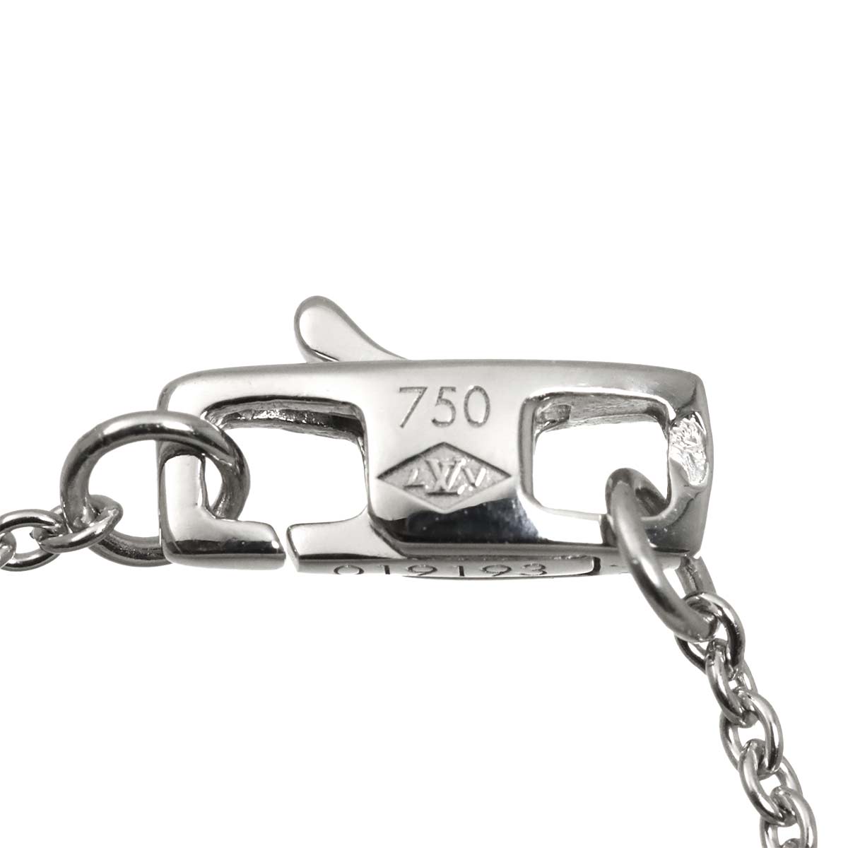 Pendentif Empreinte Necklace 18K WG 750