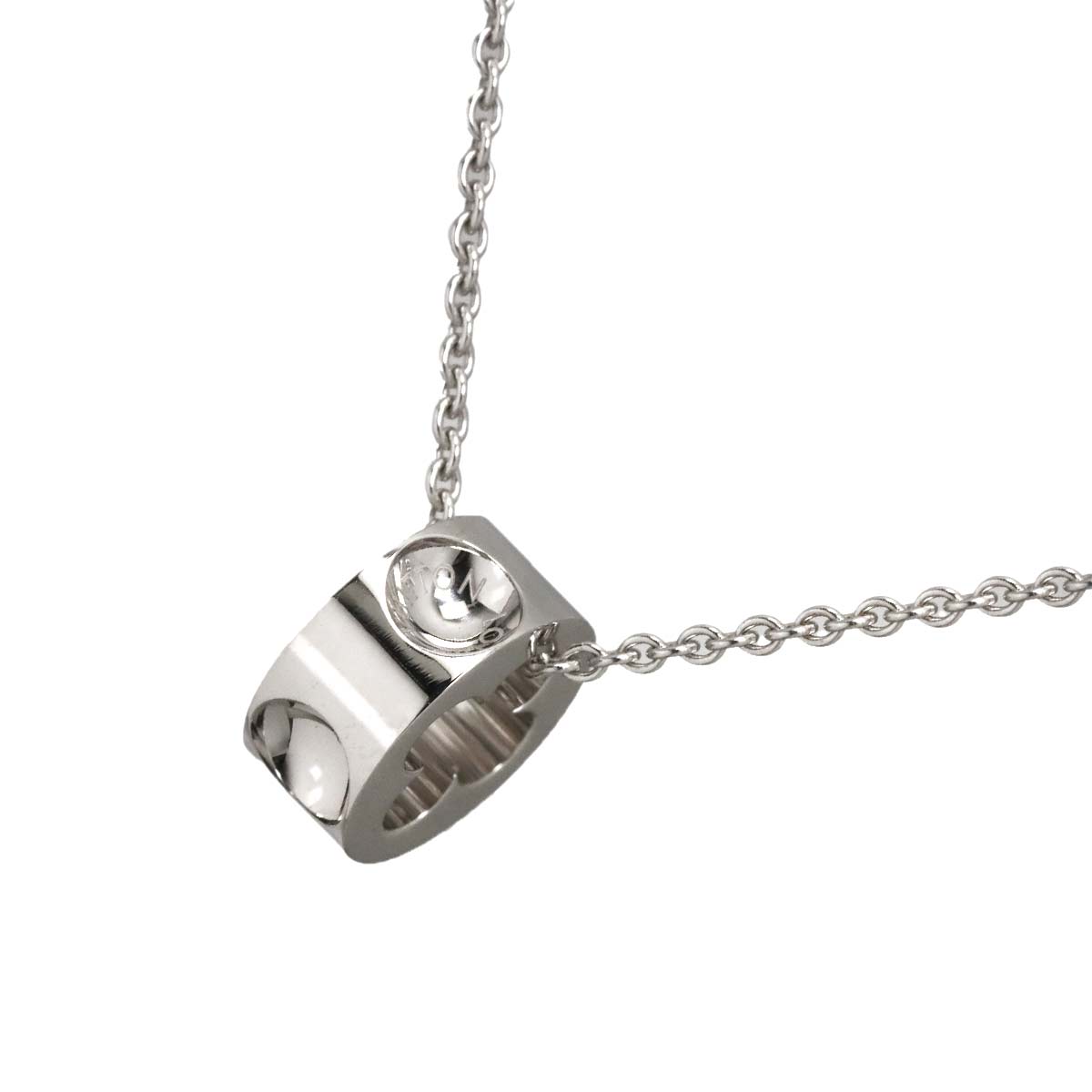 Pendentif Empreinte Necklace 18K WG 750
