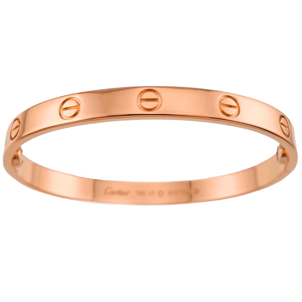 Love Bracelet Bangle 18K Pink Gold 750 Size17
