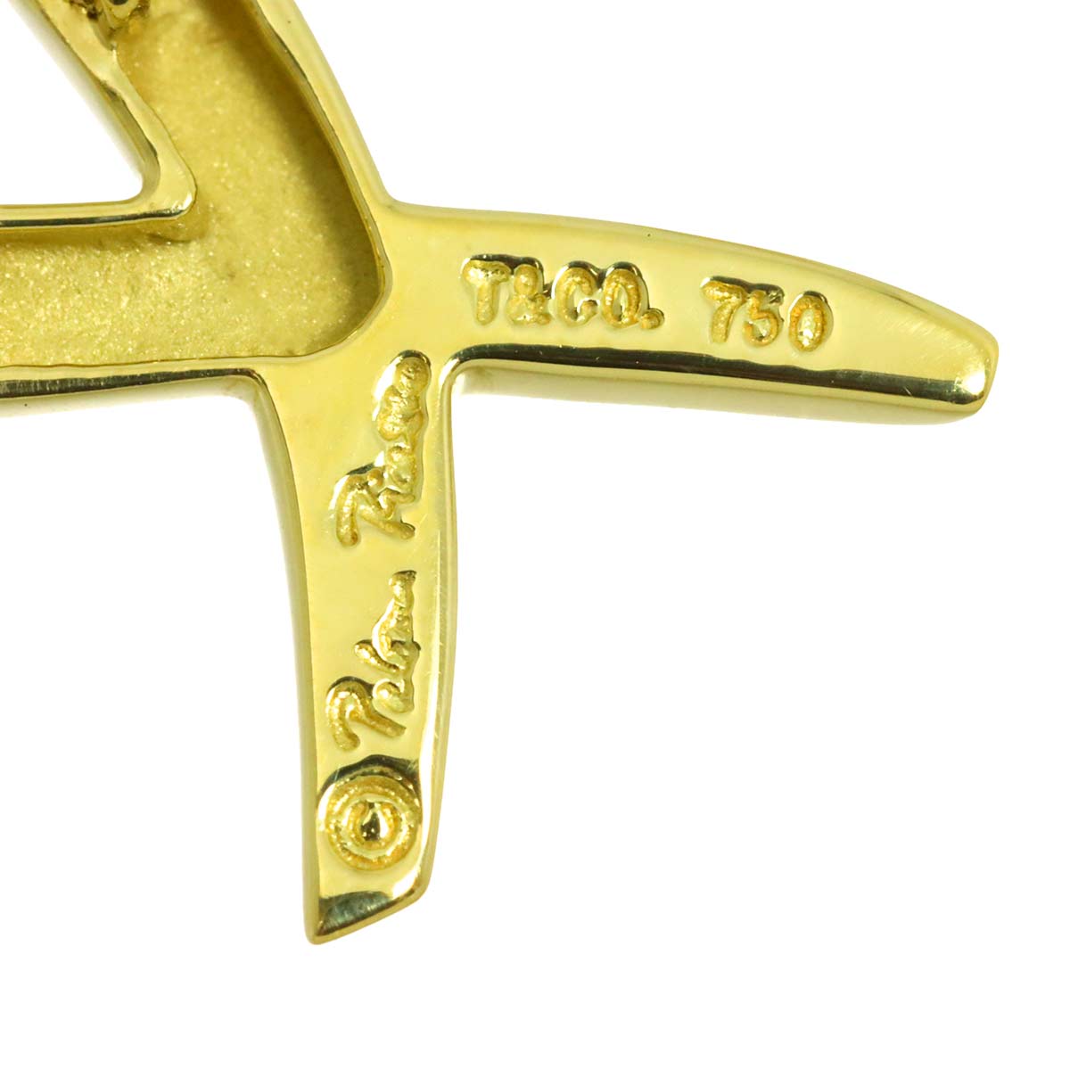X Necklace 18K Yellow Gold 750