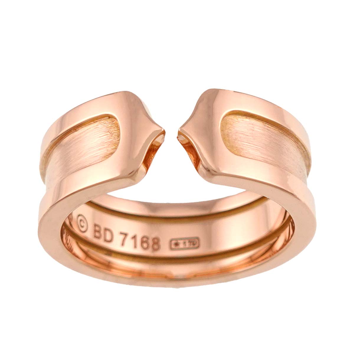 C2 SM Ring 18K PG 750 size48 4-4.5(US)