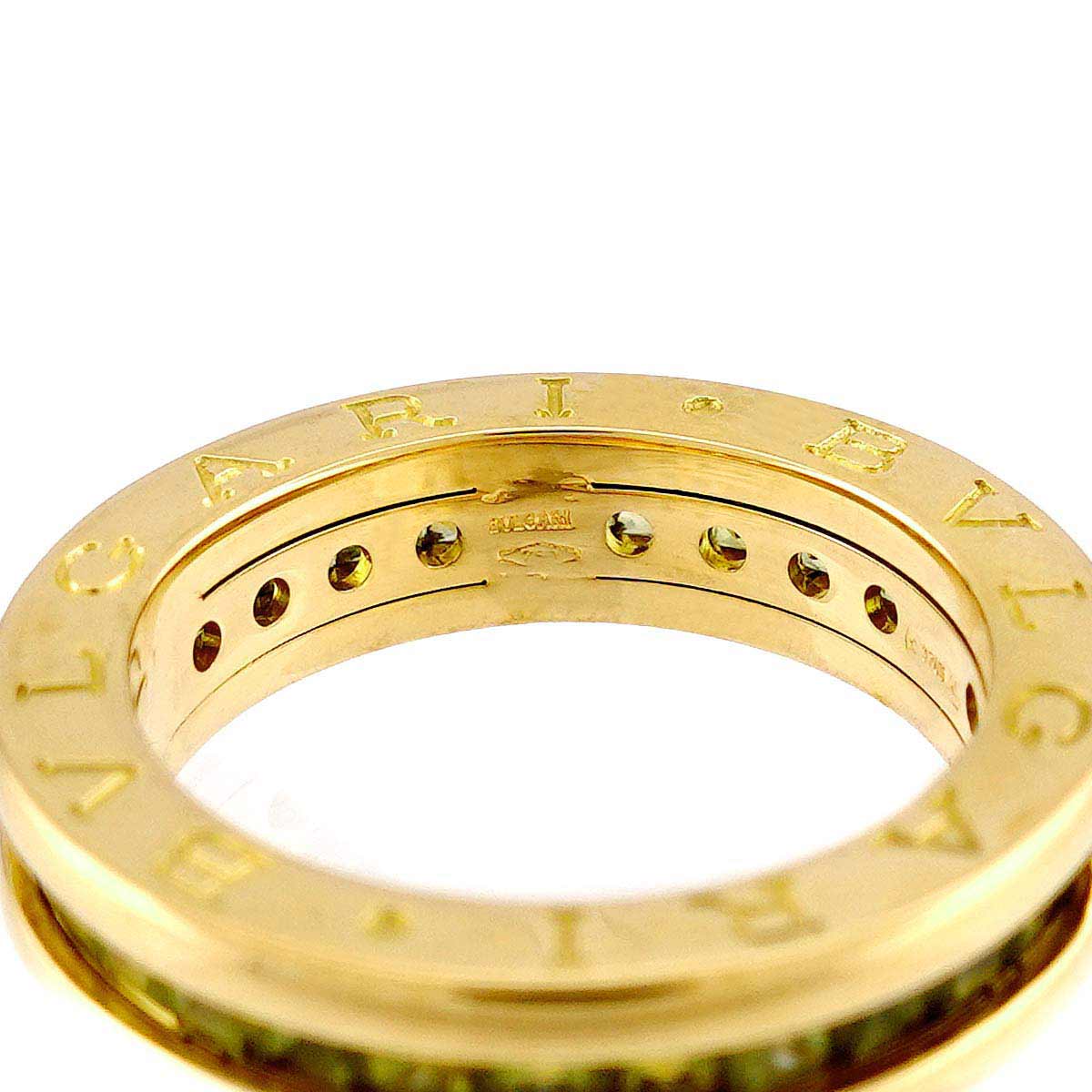 B-ZERO1 1 Band Peridot Ring 18K YG 750 Size48 4.5(US)