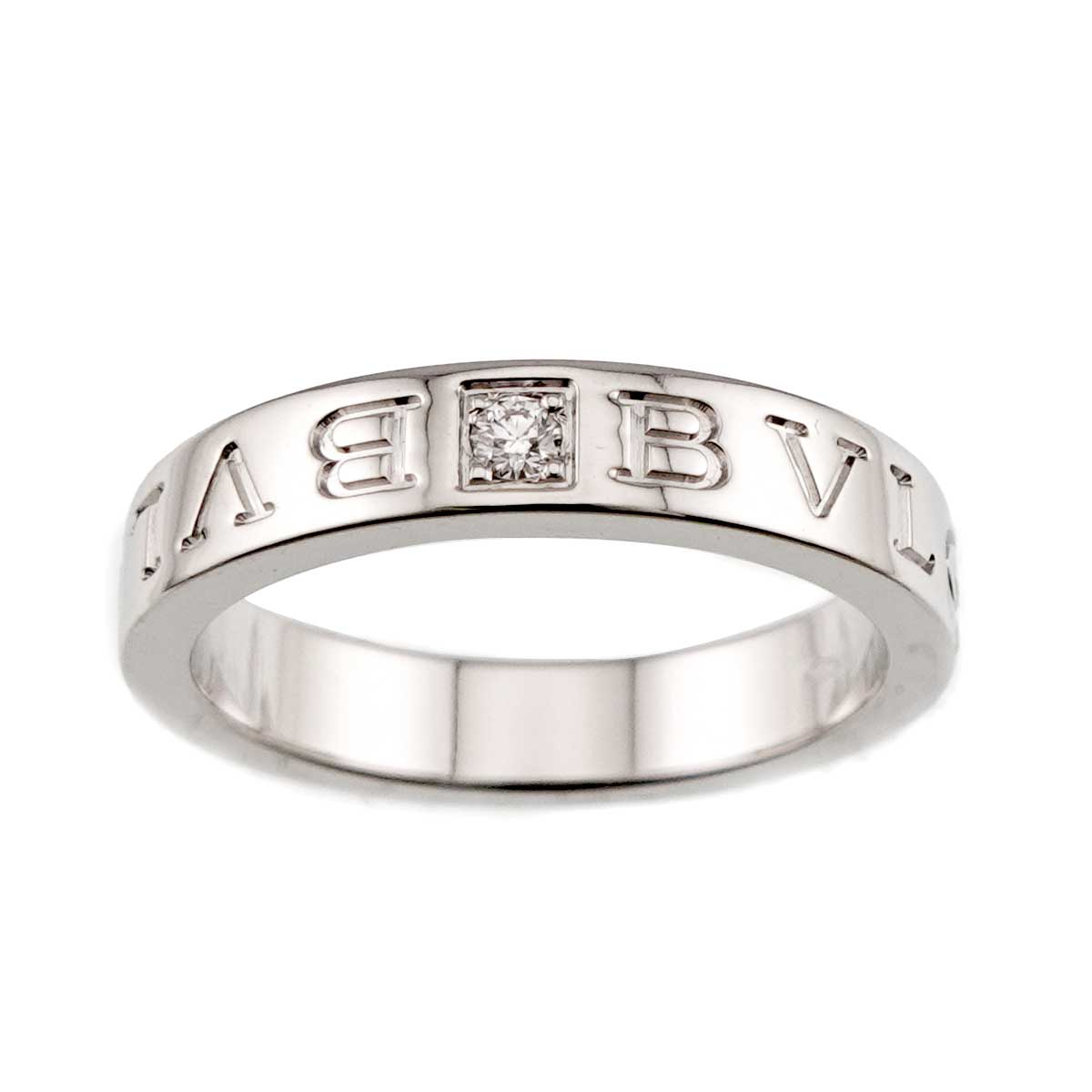 B-ZERO1 Diamond 1P Ring 18K WG 750 size7.25-7.5(US)